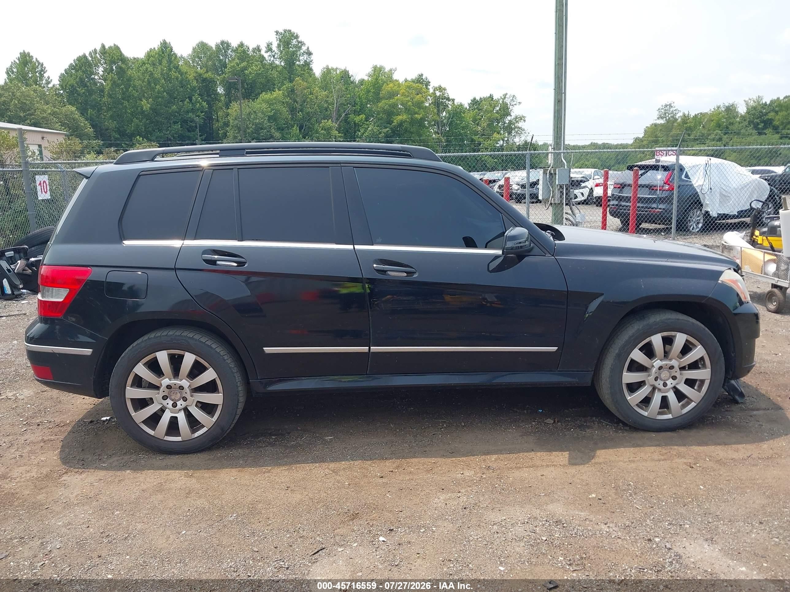 2012 Mercedes-benz Glk 350   Черный vin: WDCGG5GB3CF752754