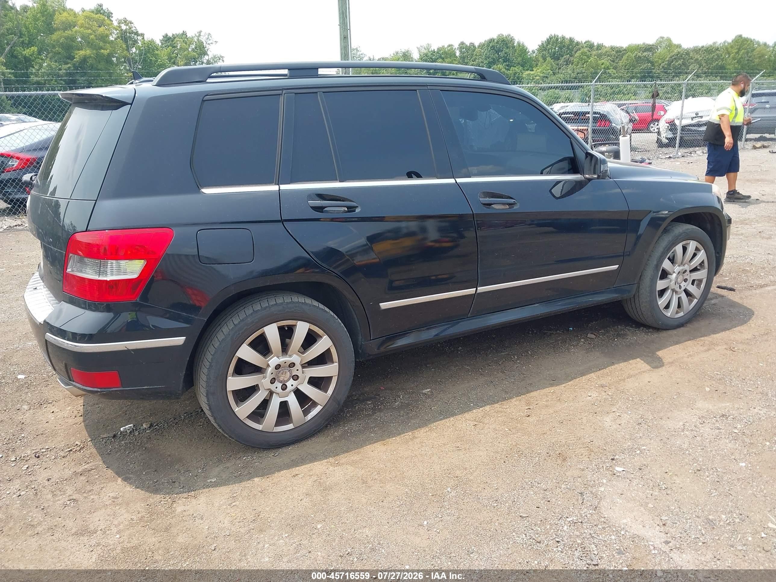 2012 Mercedes-benz Glk 350   Черный vin: WDCGG5GB3CF752754