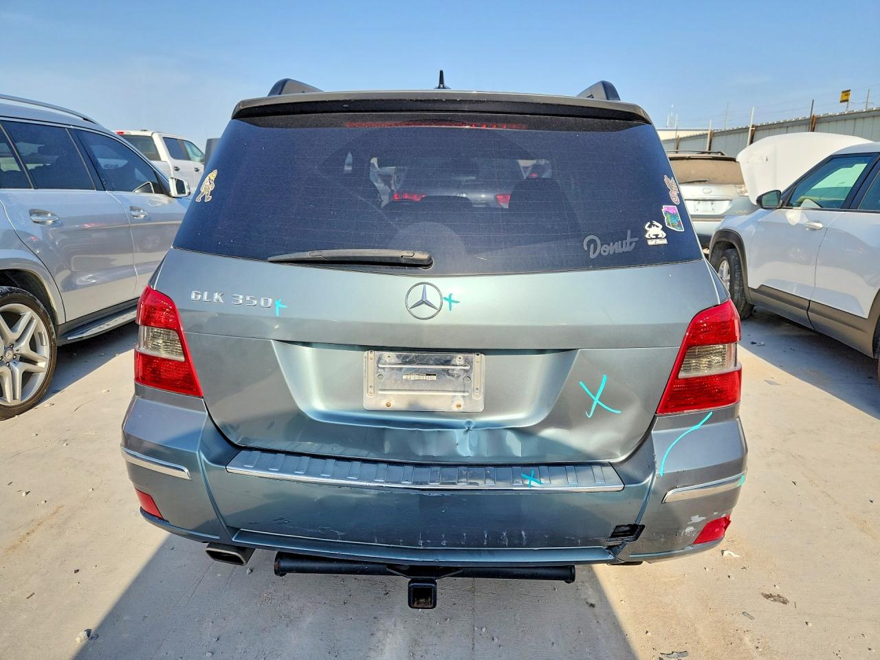 2012 Mercedes-benz Glk 350 Blue vin: WDCGG5GB3CF754262