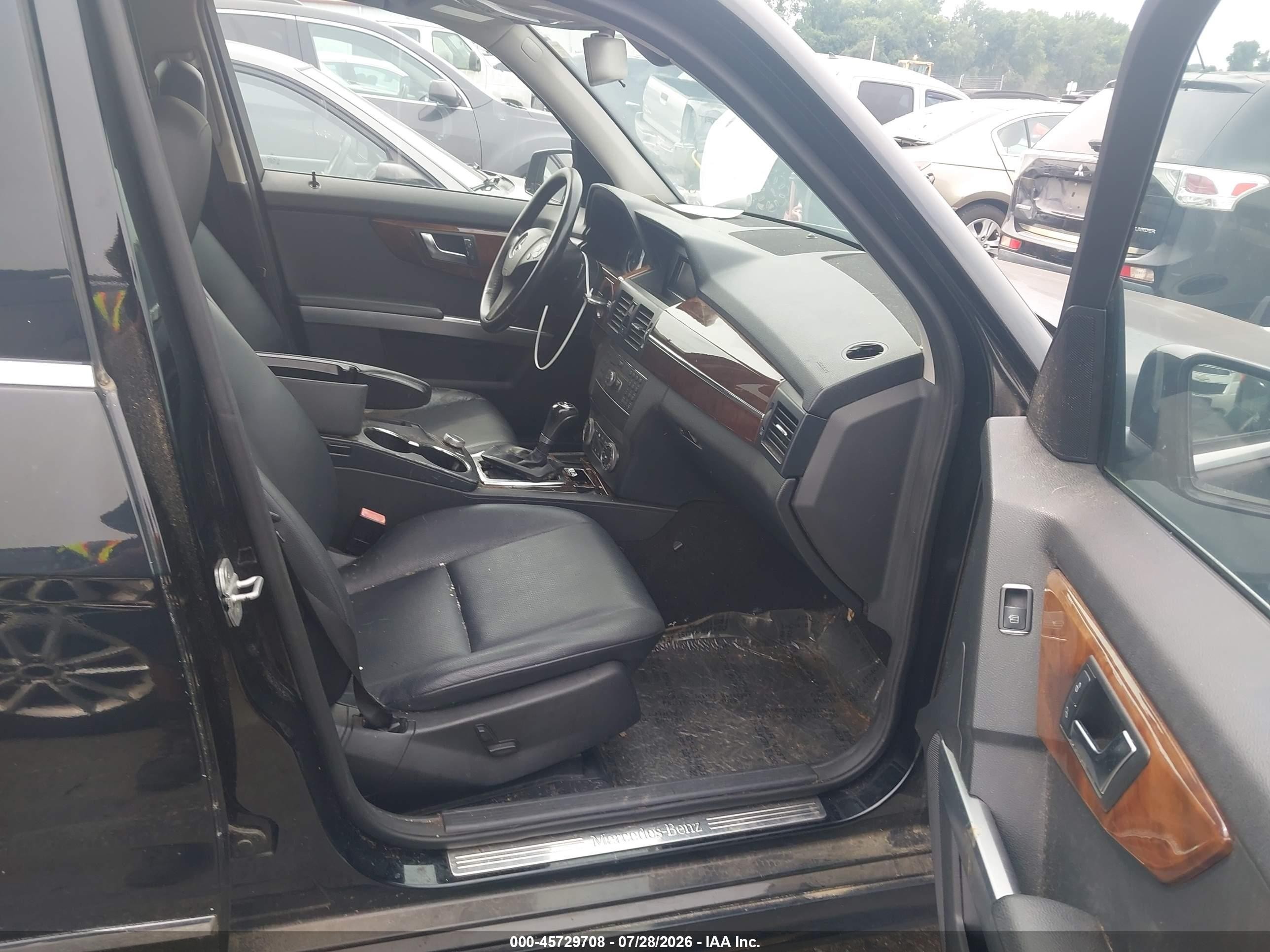 2012 Mercedes-benz Glk 350   Black vin: WDCGG5GB4CF736613