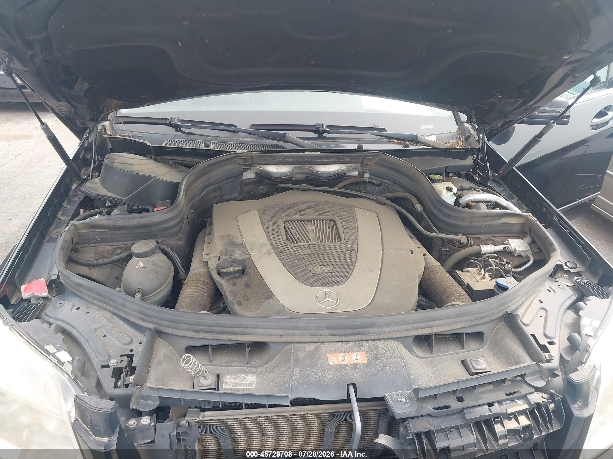 2012 Mercedes-benz Glk 350   Black vin: WDCGG5GB4CF736613