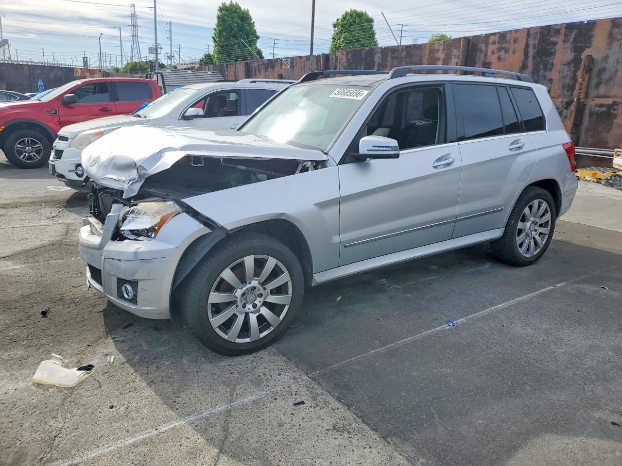 2012 Mercedes-benz Glk 350 Gray vin: WDCGG5GB4CF890626