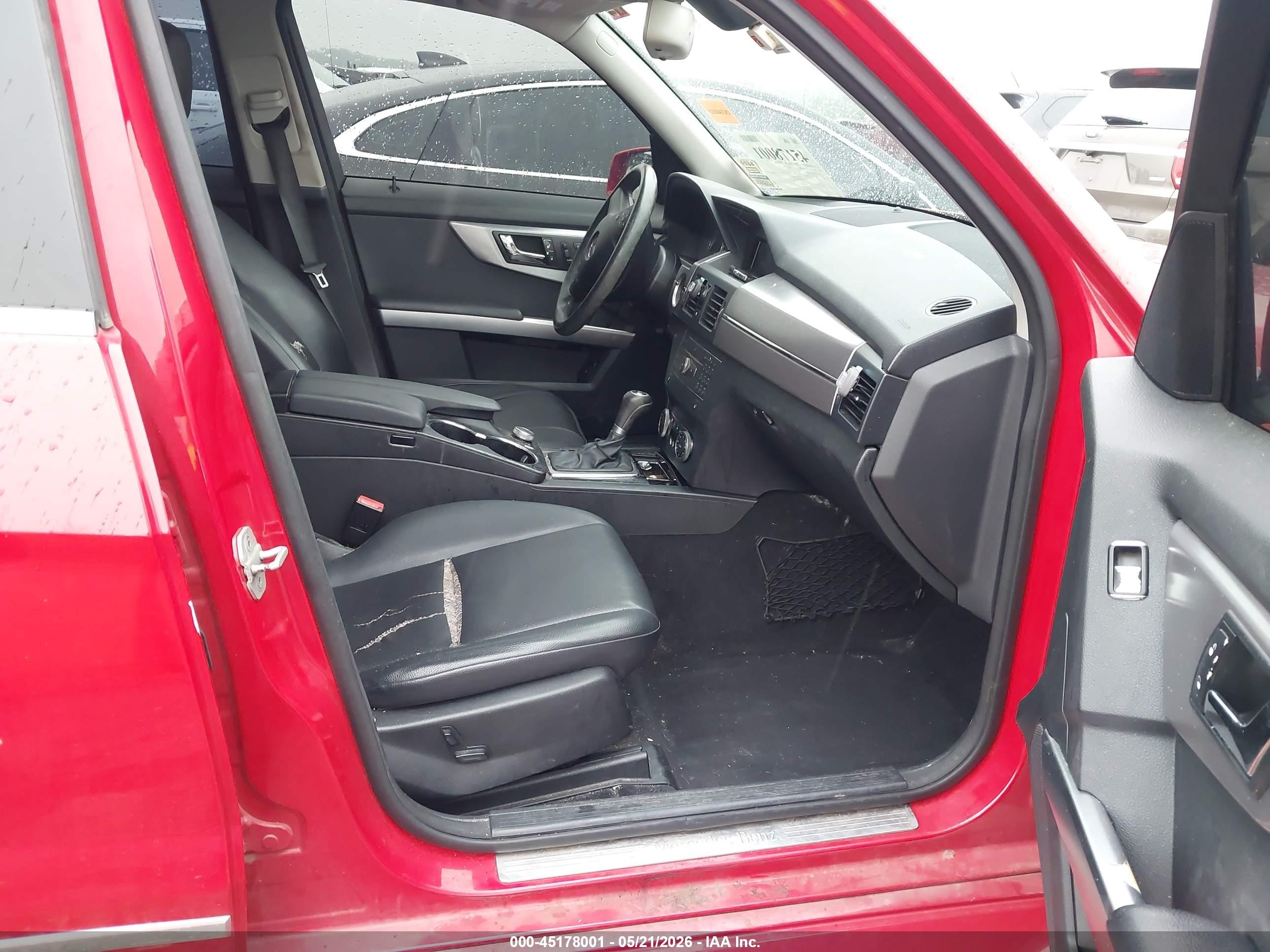 2010 Mercedes-benz Glk 350 Red vin: WDCGG5GB5AF338565