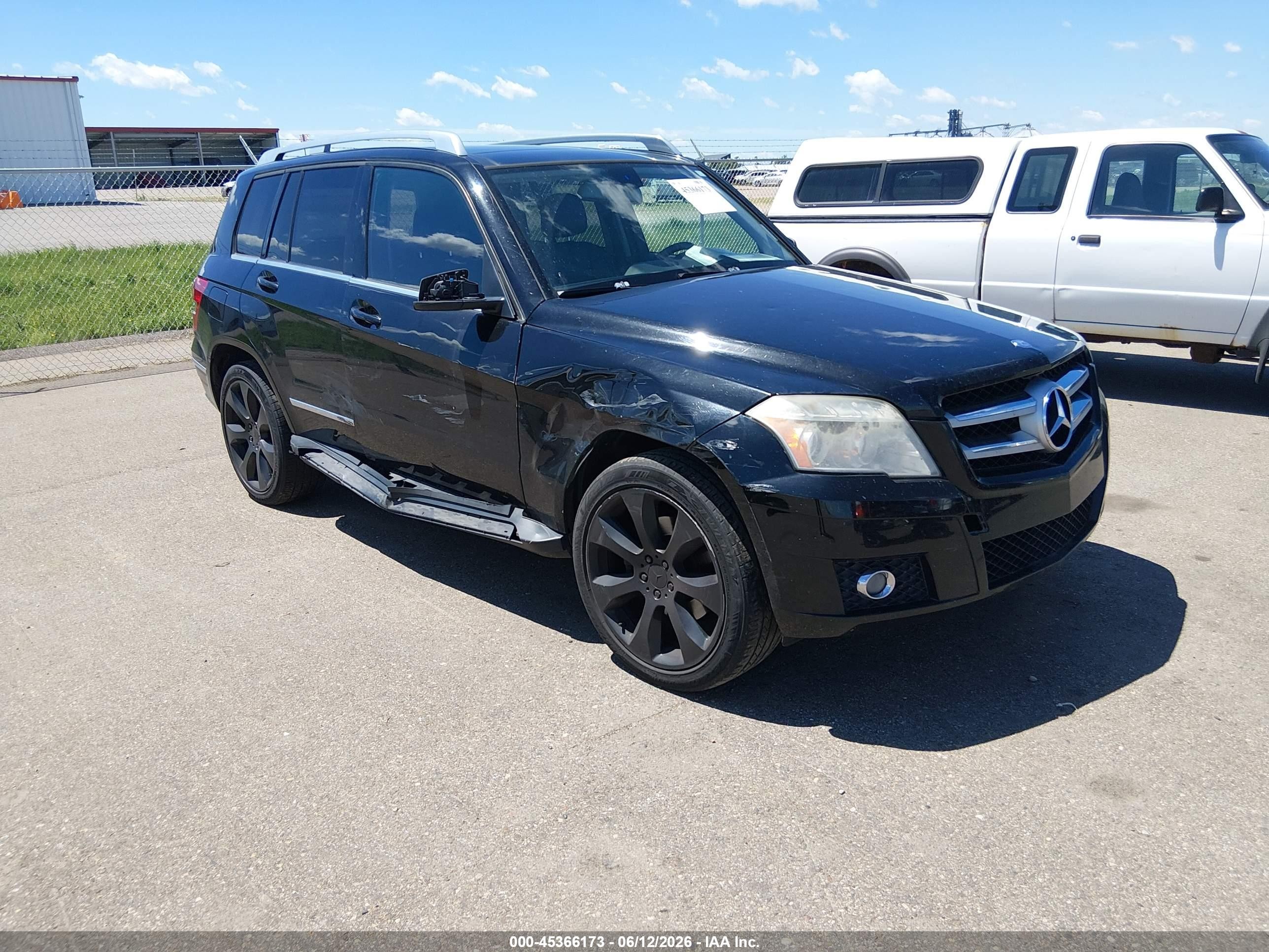 2010 Mercedes-benz Glk 350   Black vin: WDCGG5GB5AF428461