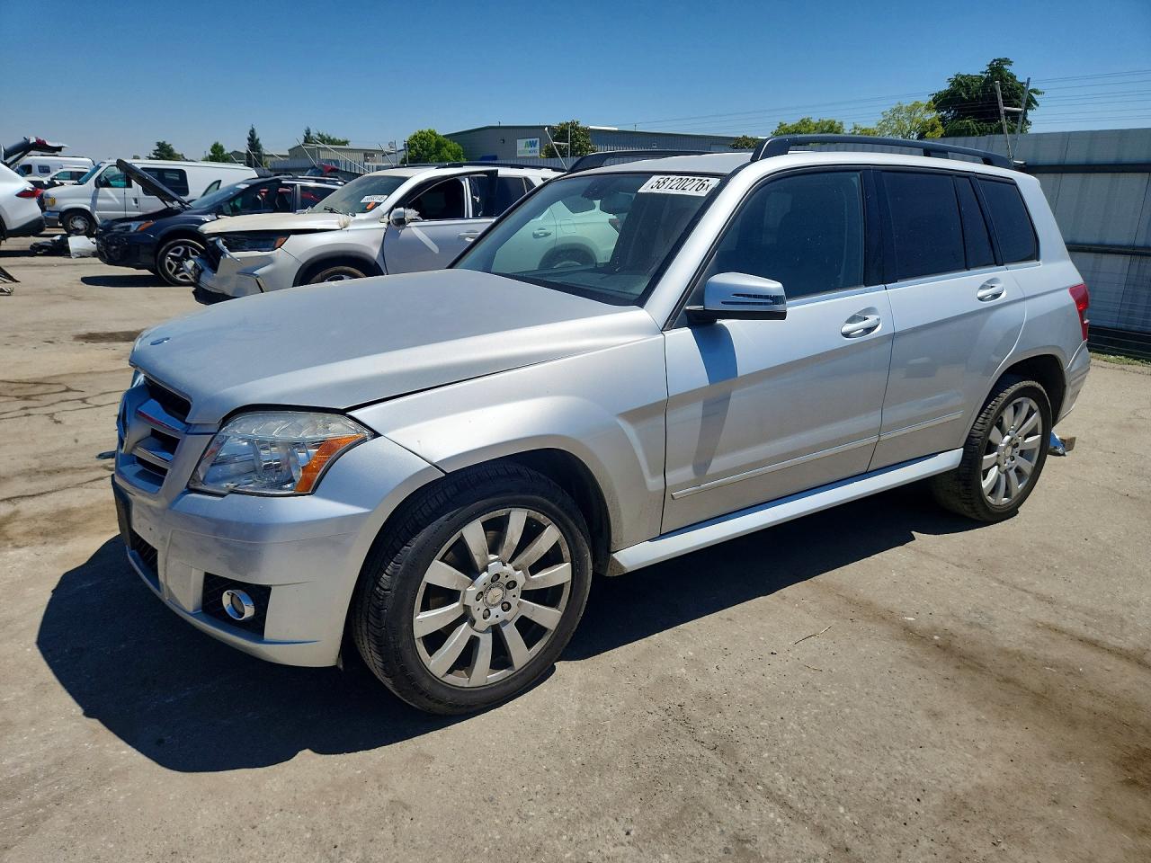 2010 Mercedes-benz Glk 350 Silver vin: WDCGG5GB5AF437726