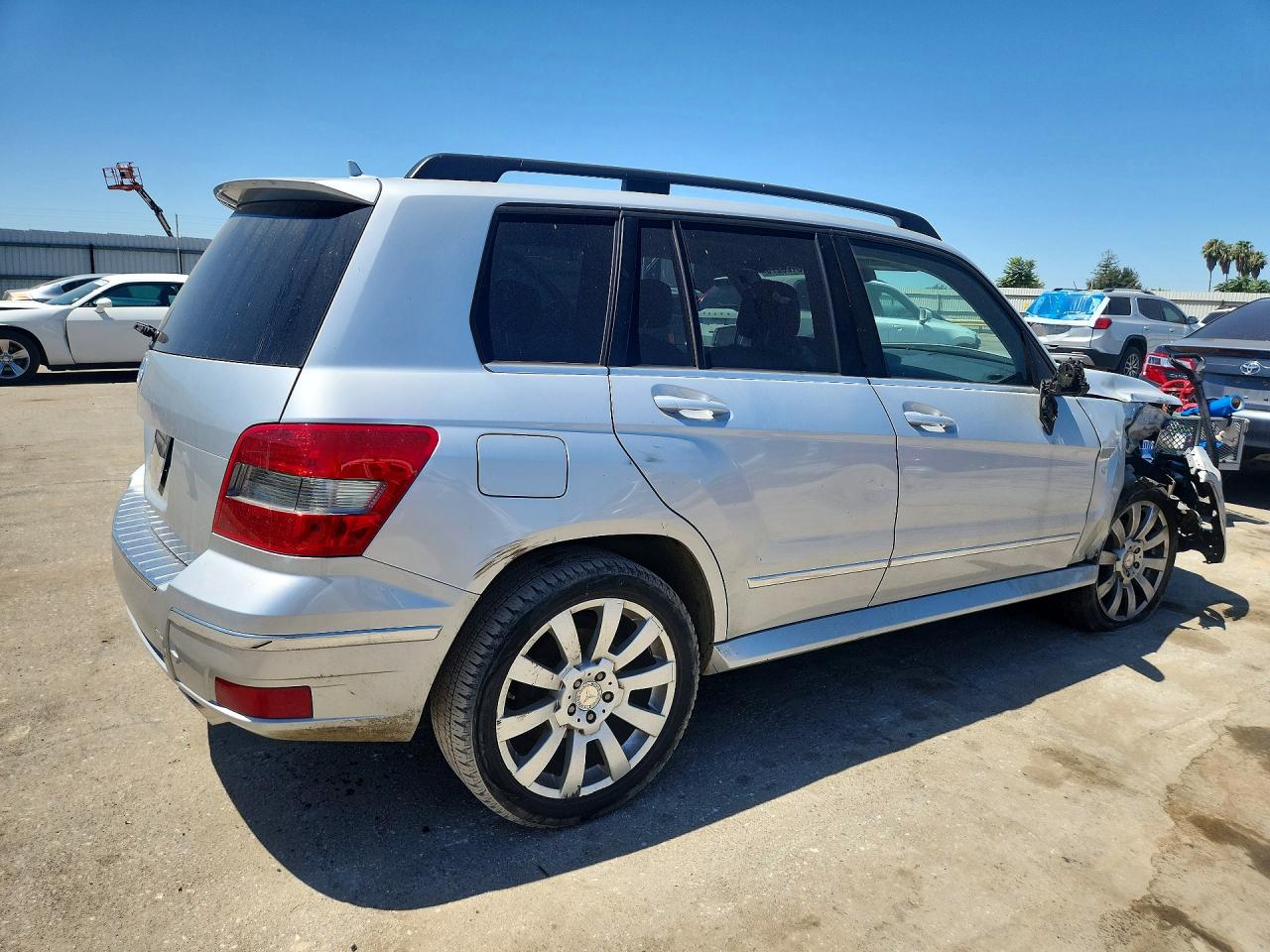 2010 Mercedes-benz Glk 350 Silver vin: WDCGG5GB5AF437726
