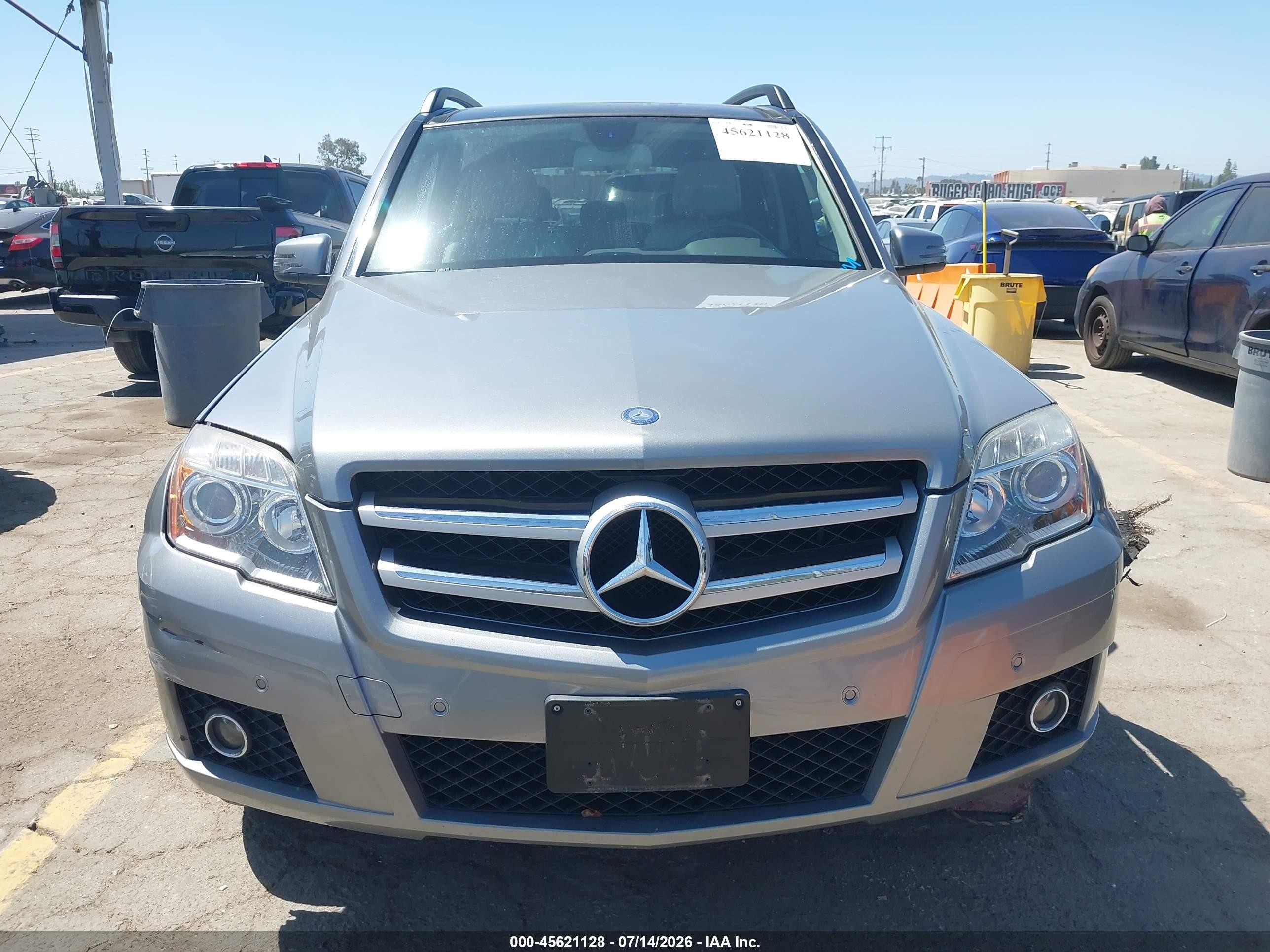 2010 Mercedes-benz Glk 350   Gray vin: WDCGG5GB5AF505491