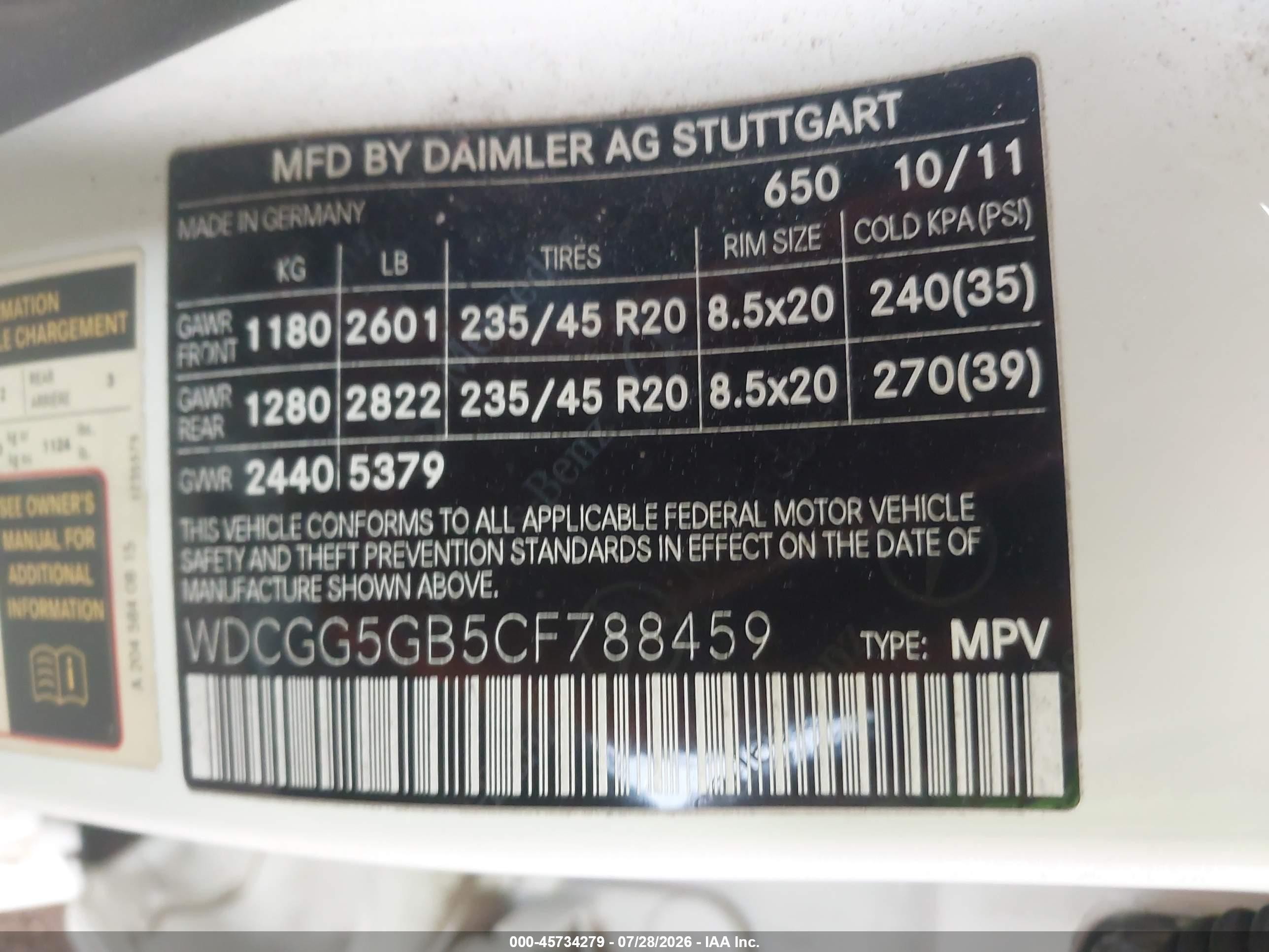 2012 Mercedes-benz Glk 350   Белый vin: WDCGG5GB5CF788459
