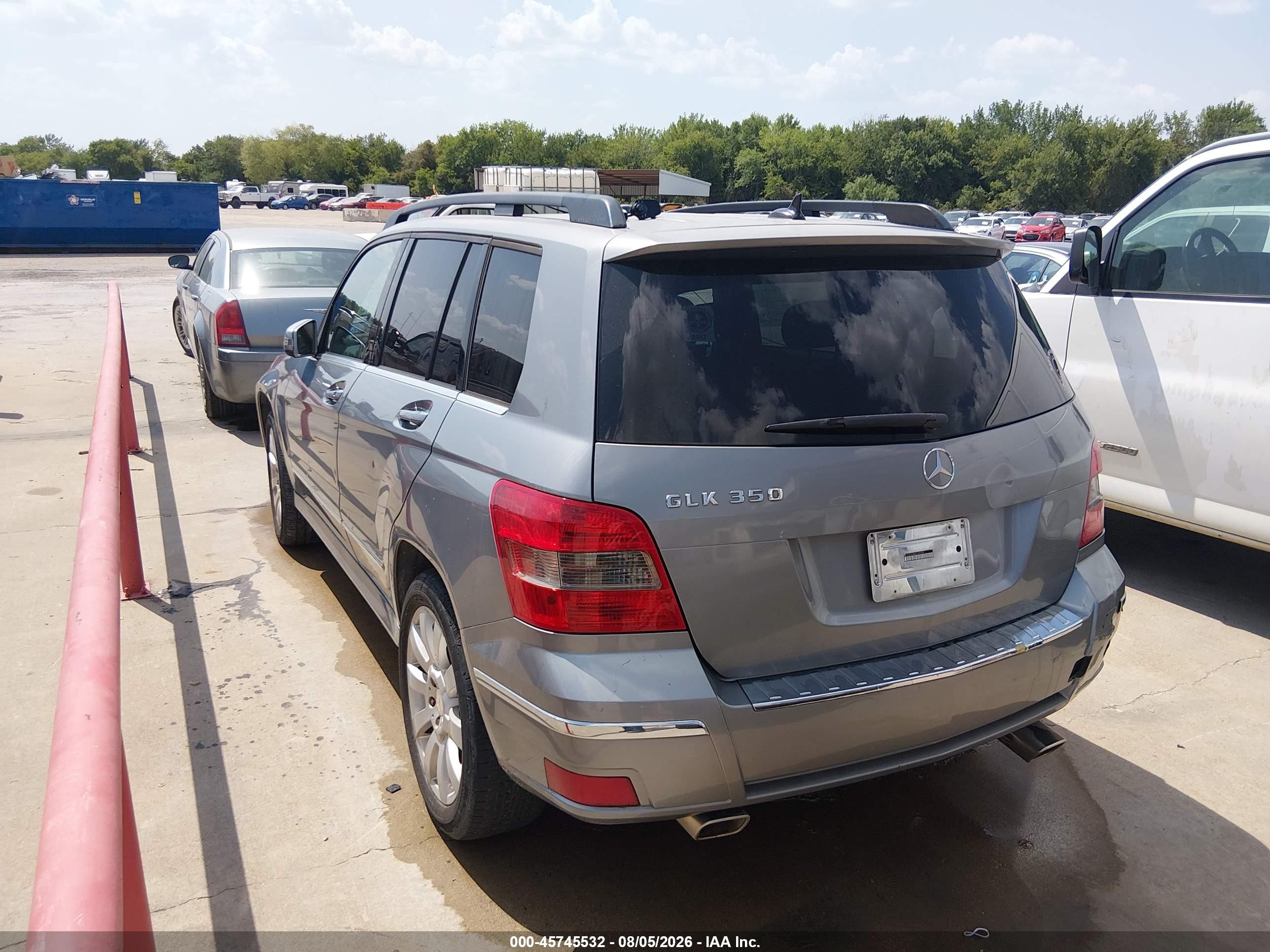 2012 Mercedes-benz Glk 350   Blue vin: WDCGG5GB6CF742459