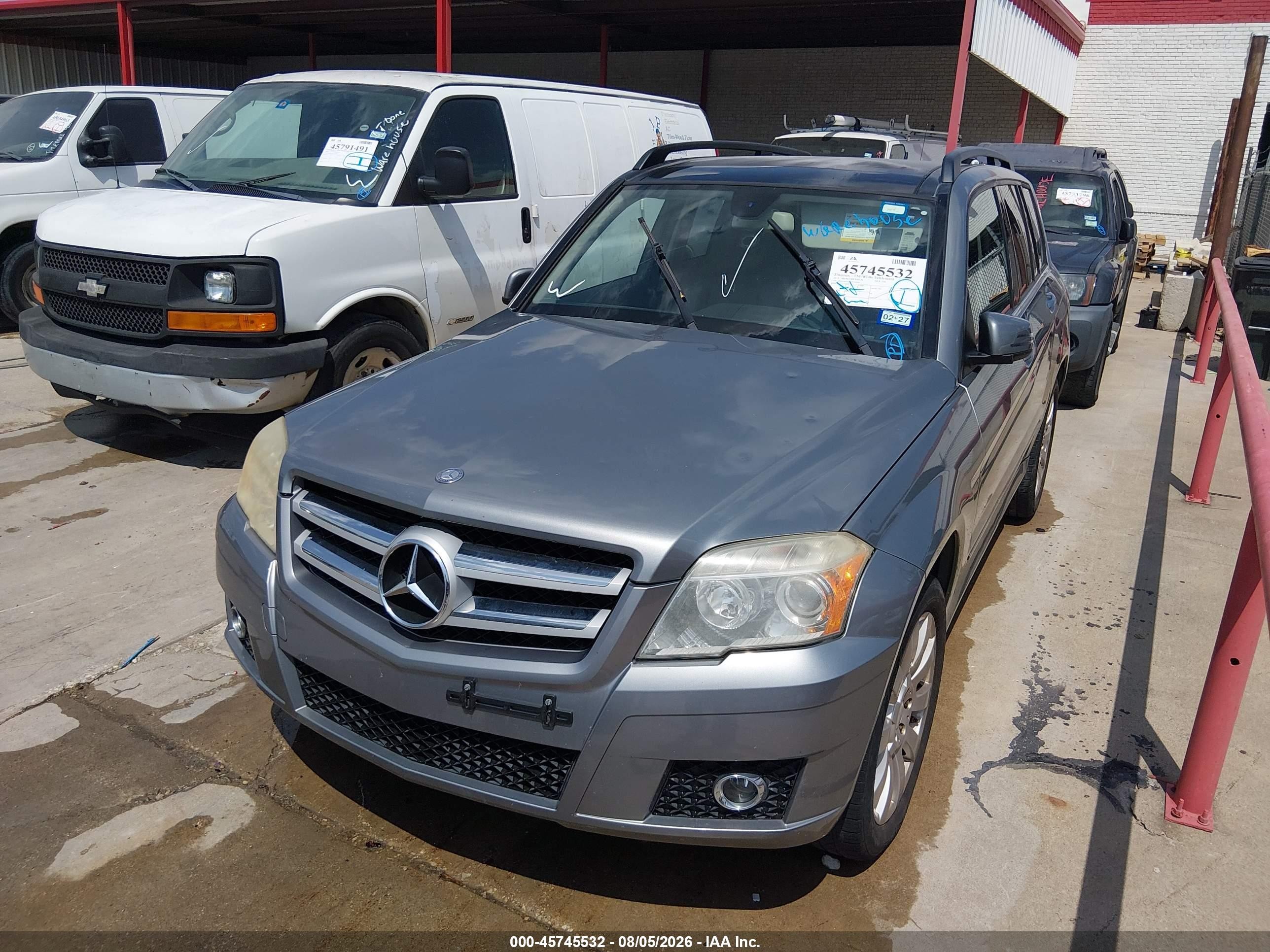 2012 Mercedes-benz Glk 350   Blue vin: WDCGG5GB6CF742459