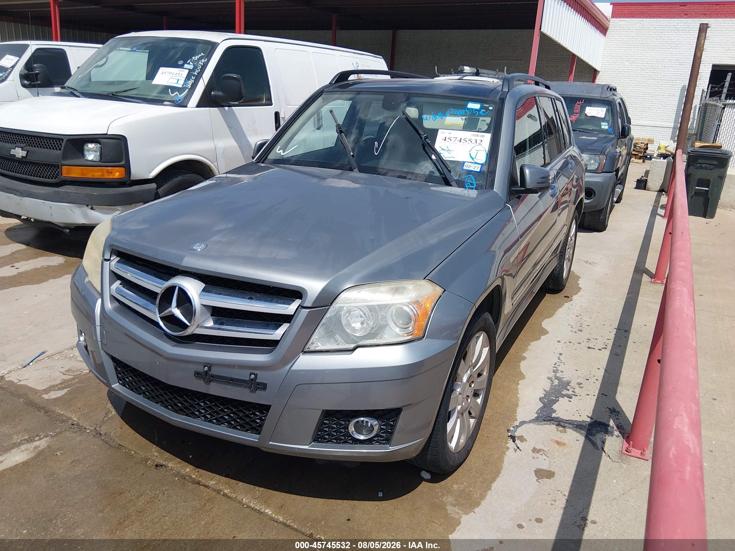 2012 Mercedes-benz Glk 350   Blue vin: WDCGG5GB6CF742459