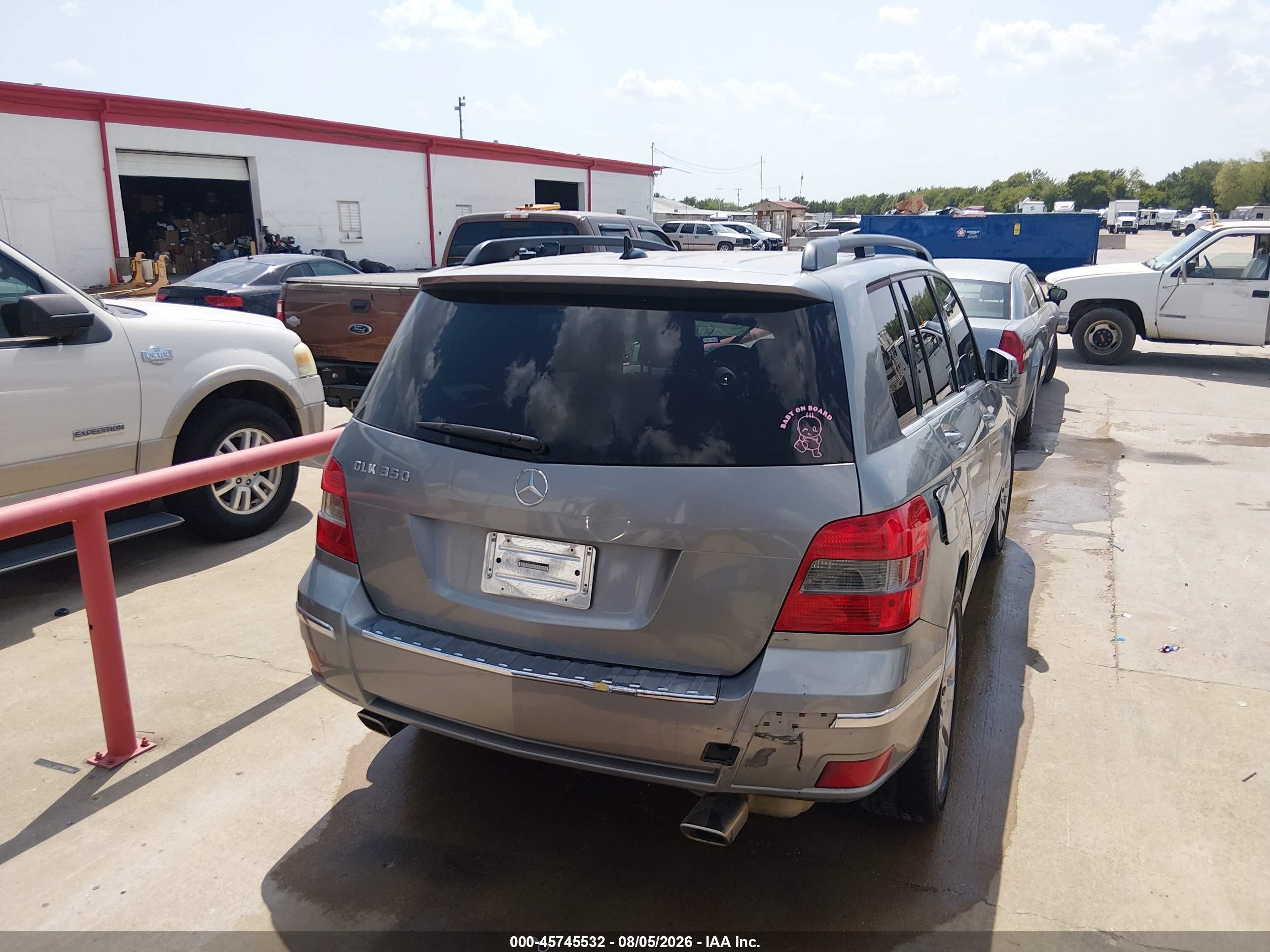 2012 Mercedes-benz Glk 350   Blue vin: WDCGG5GB6CF742459