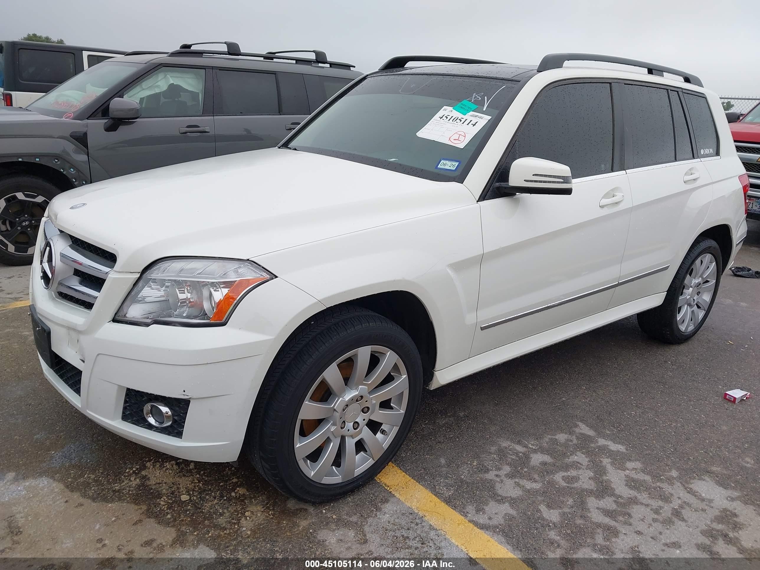2012 Mercedes-benz Glk 350   Белый vin: WDCGG5GB6CF876792