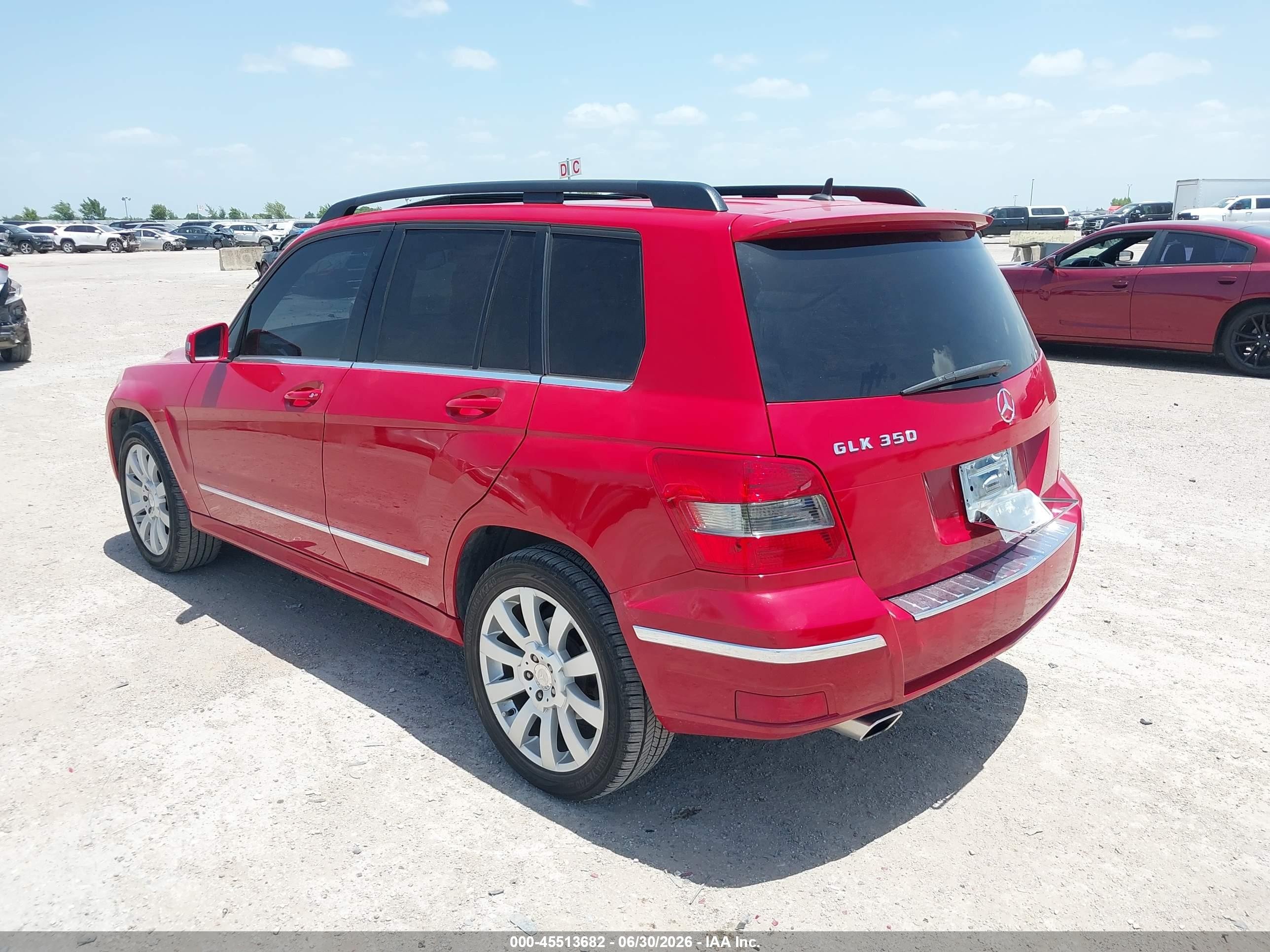 2012 Mercedes-benz Glk 350 Красный vin: WDCGG5GB6CF896900