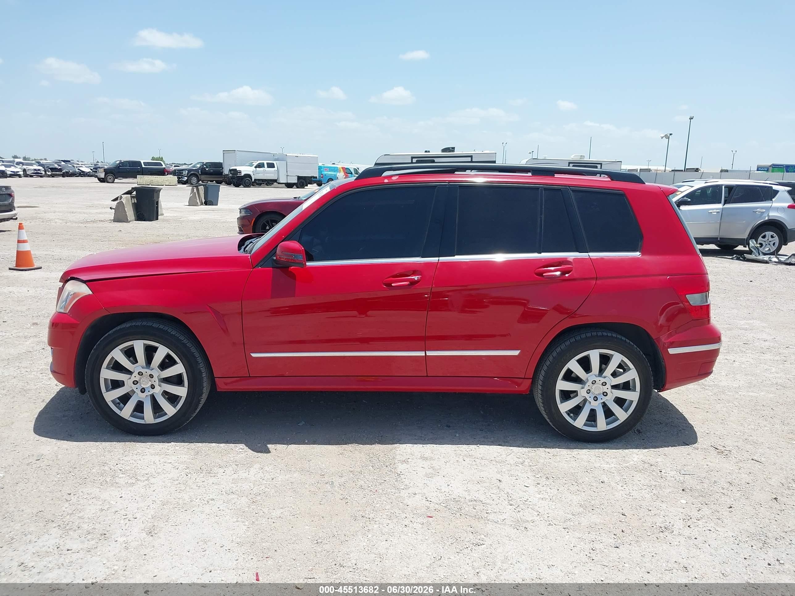 2012 Mercedes-benz Glk 350 Красный vin: WDCGG5GB6CF896900