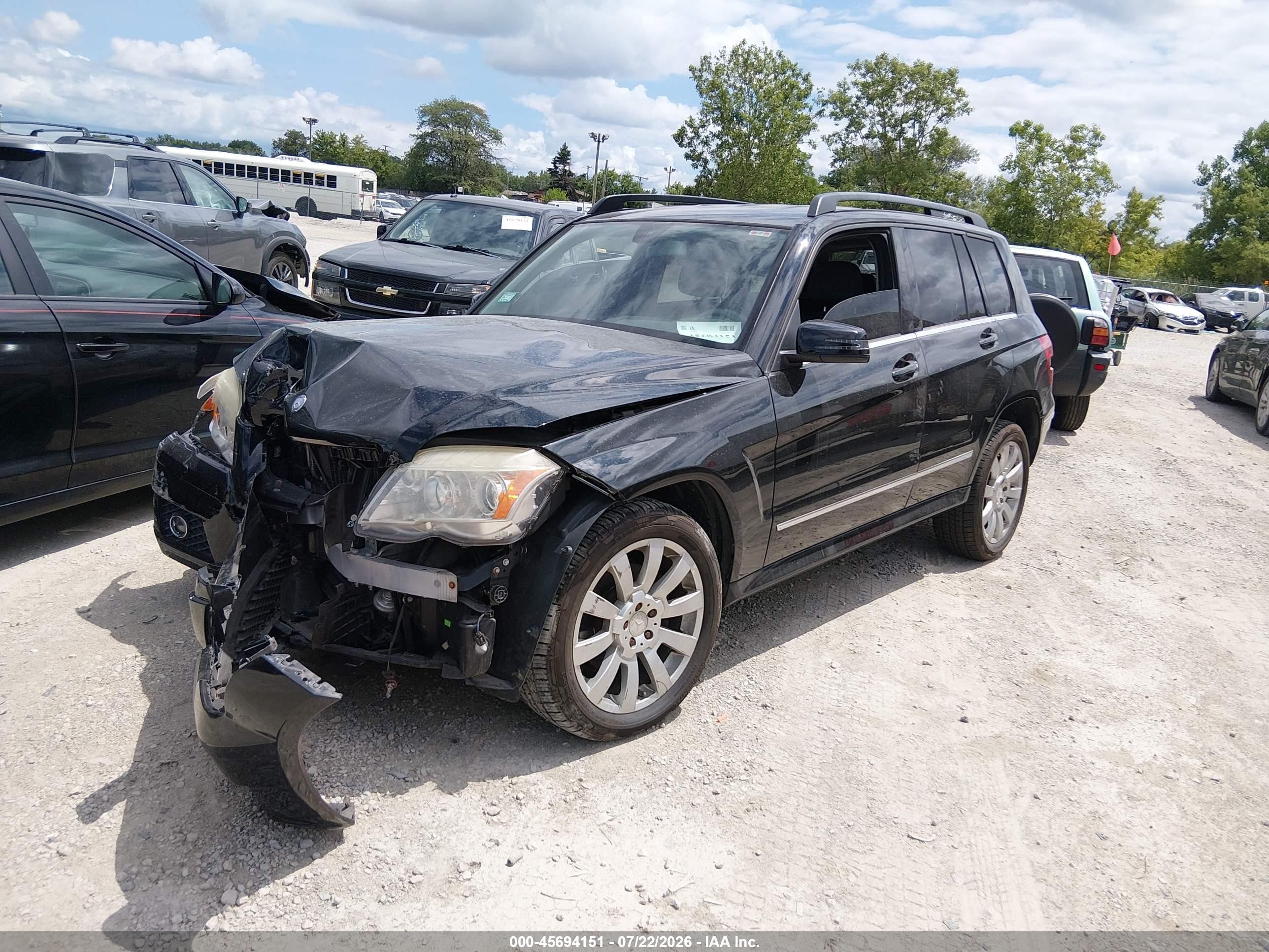 2012 Mercedes-benz Glk 350   Black vin: WDCGG5GB6CF908012