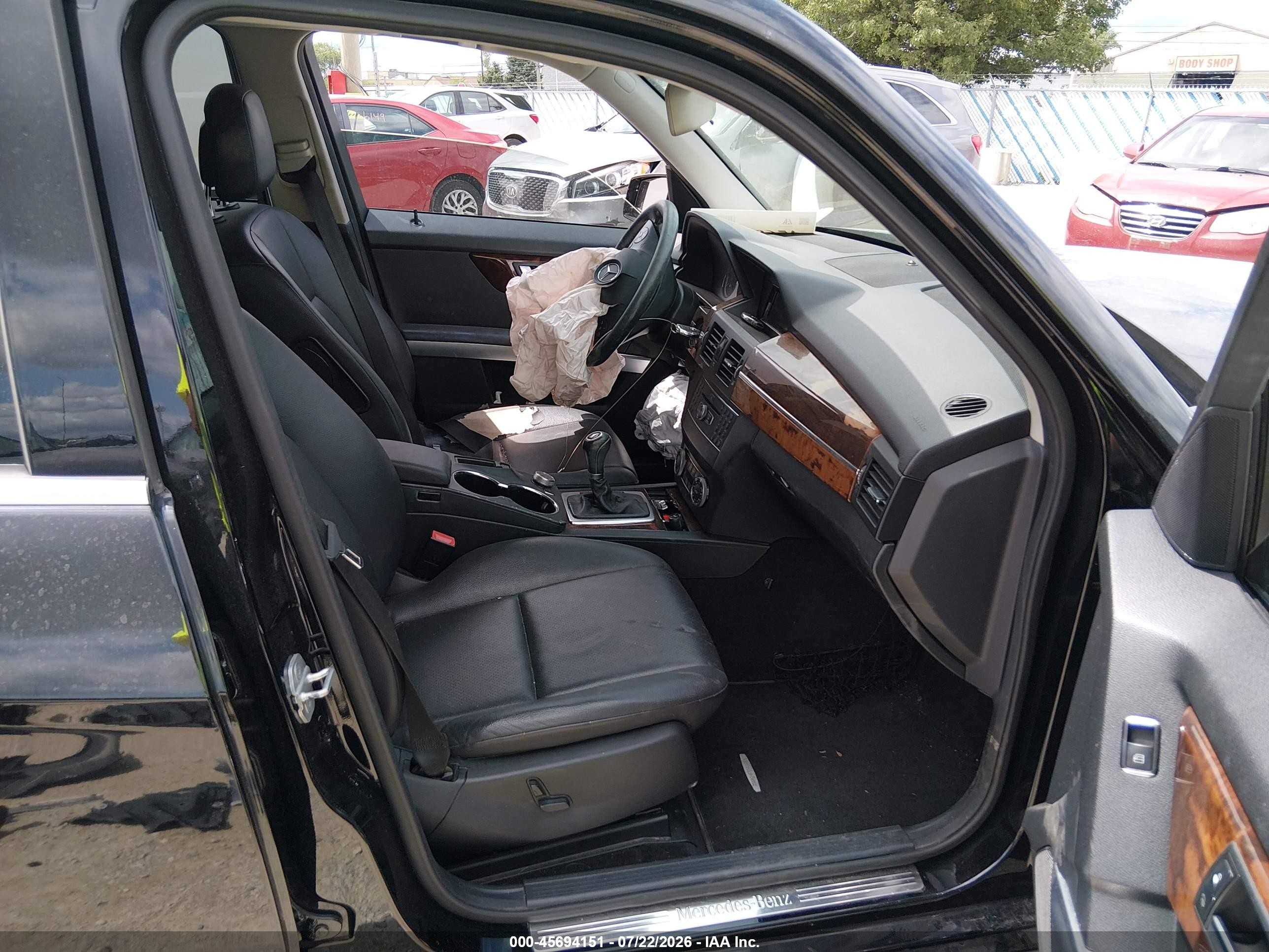 2012 Mercedes-benz Glk 350   Black vin: WDCGG5GB6CF908012