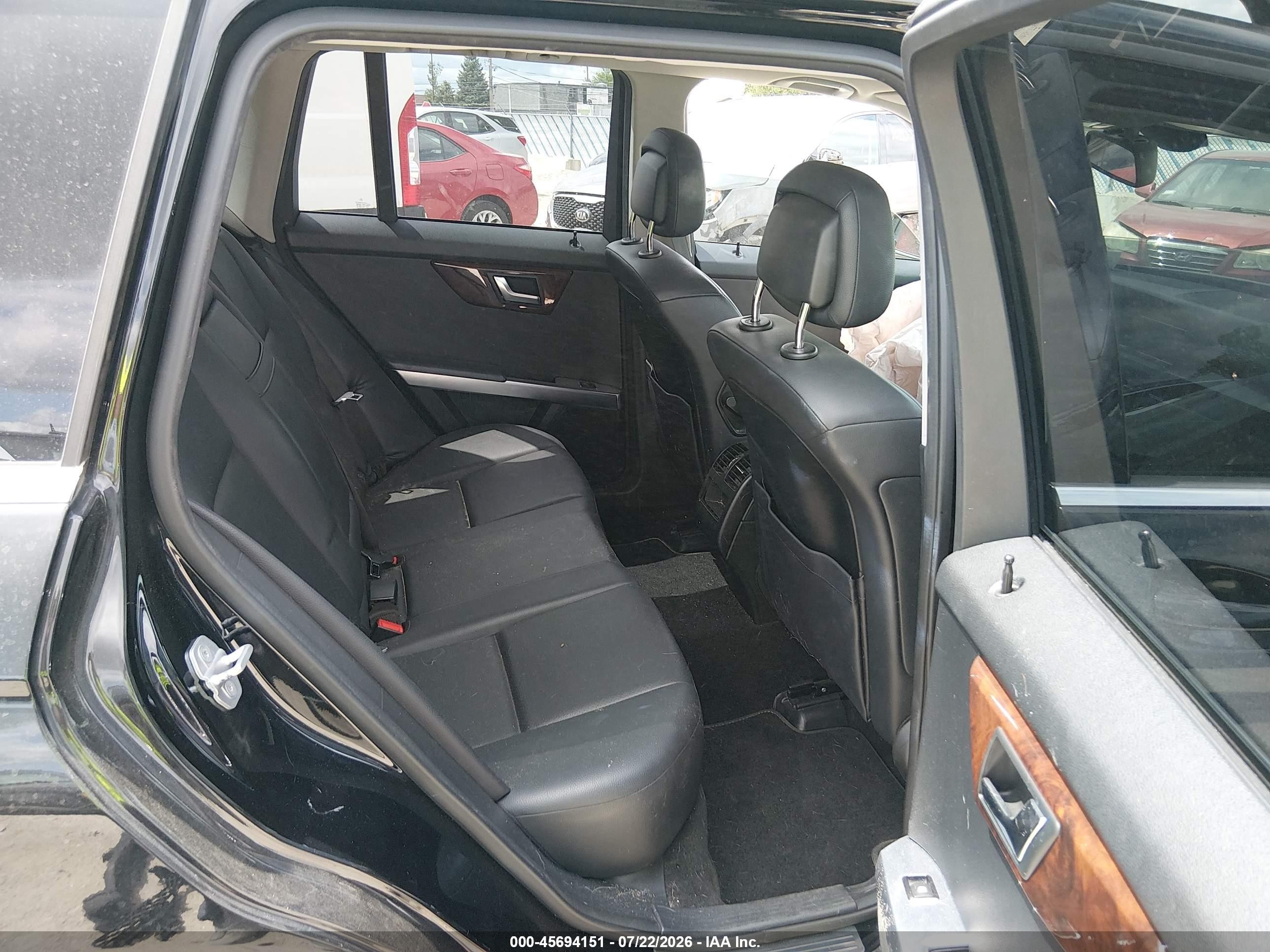 2012 Mercedes-benz Glk 350   Black vin: WDCGG5GB6CF908012