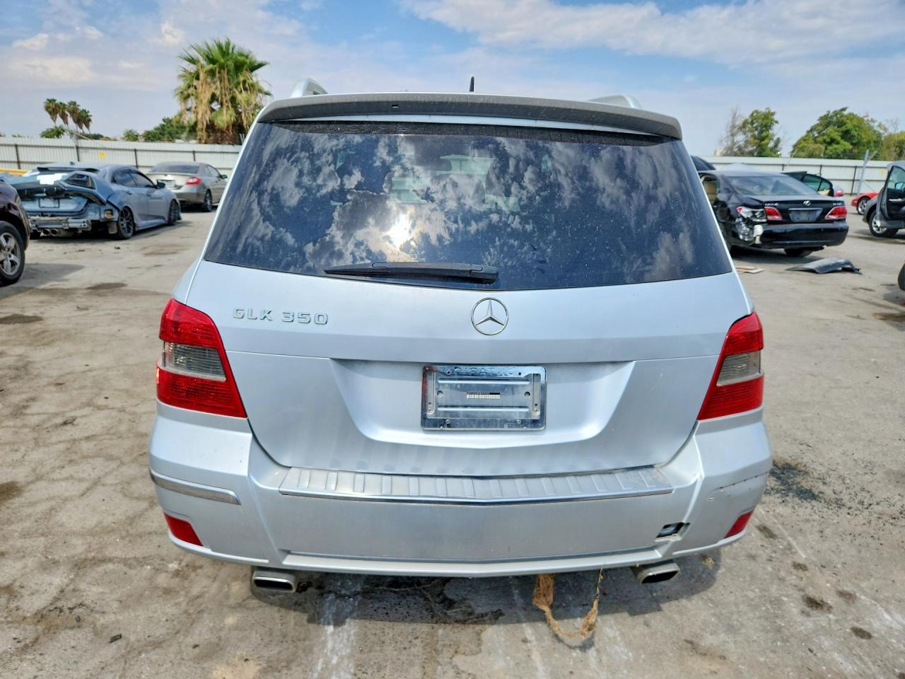 2010 Mercedes-benz Glk 350 Silver vin: WDCGG5GB7AF350555