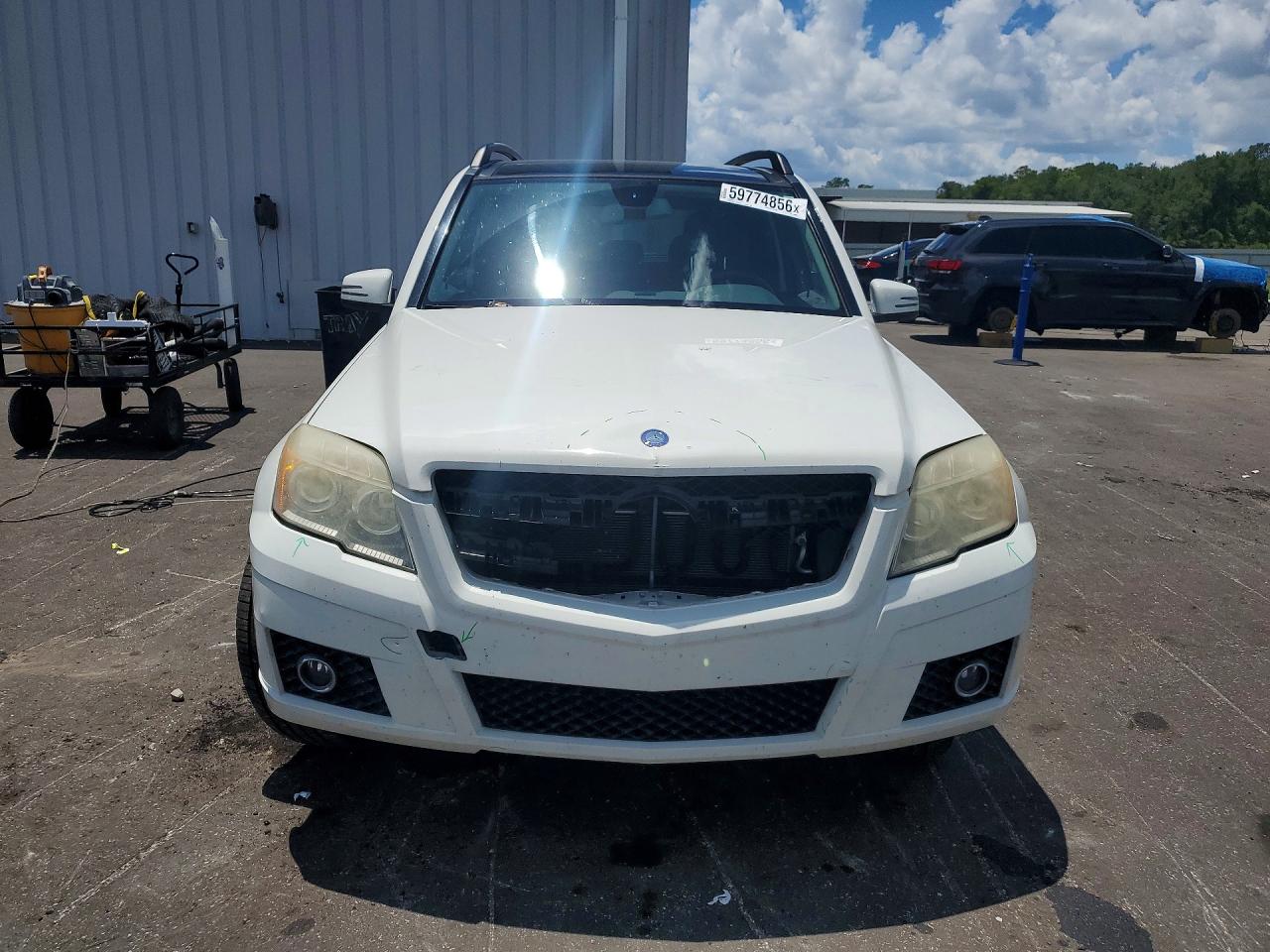 2010 Mercedes-benz Glk 350 White vin: WDCGG5GB7AF485986