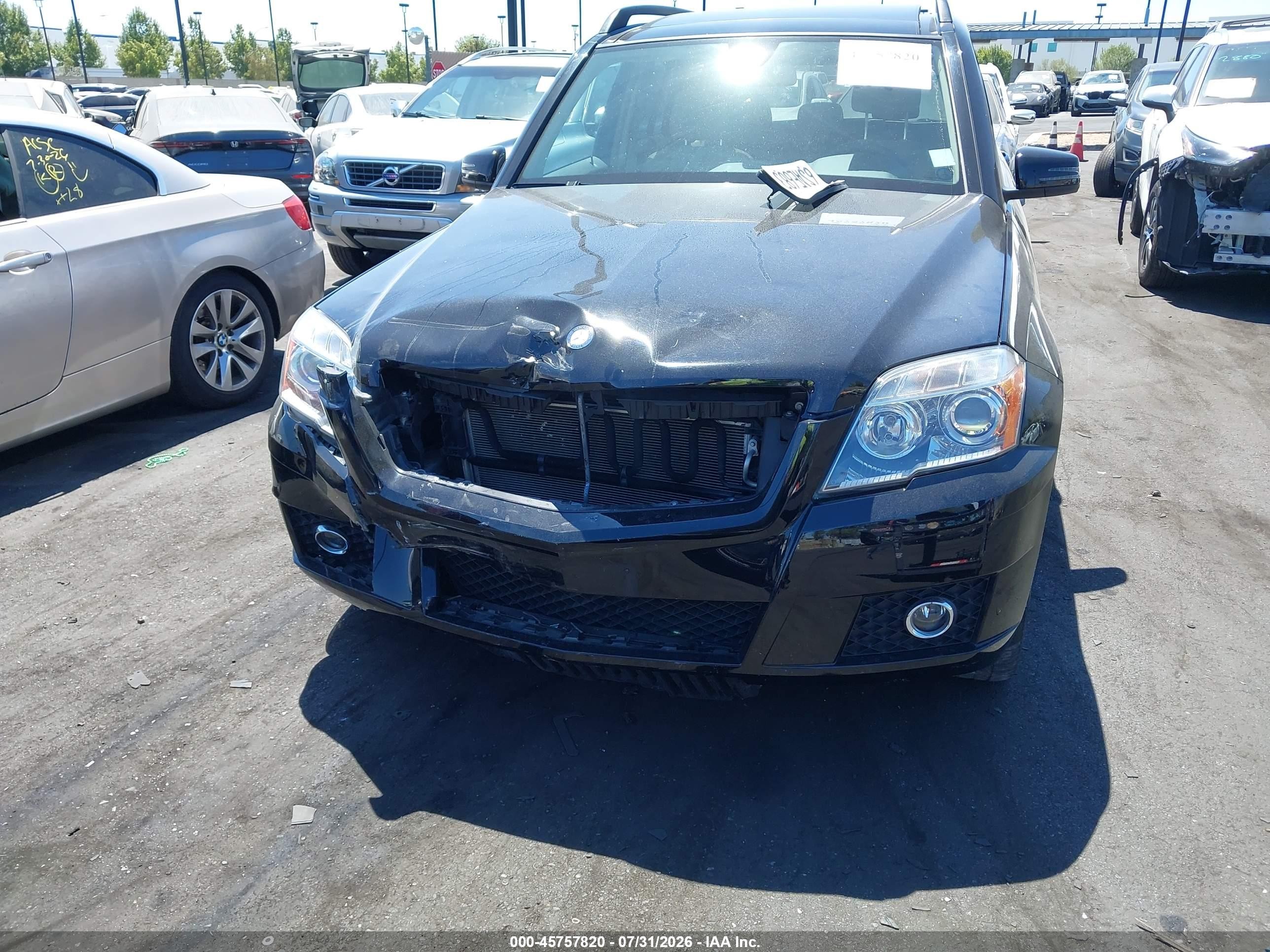 2011 Mercedes-benz Glk 350   Black vin: WDCGG5GB7BF635032