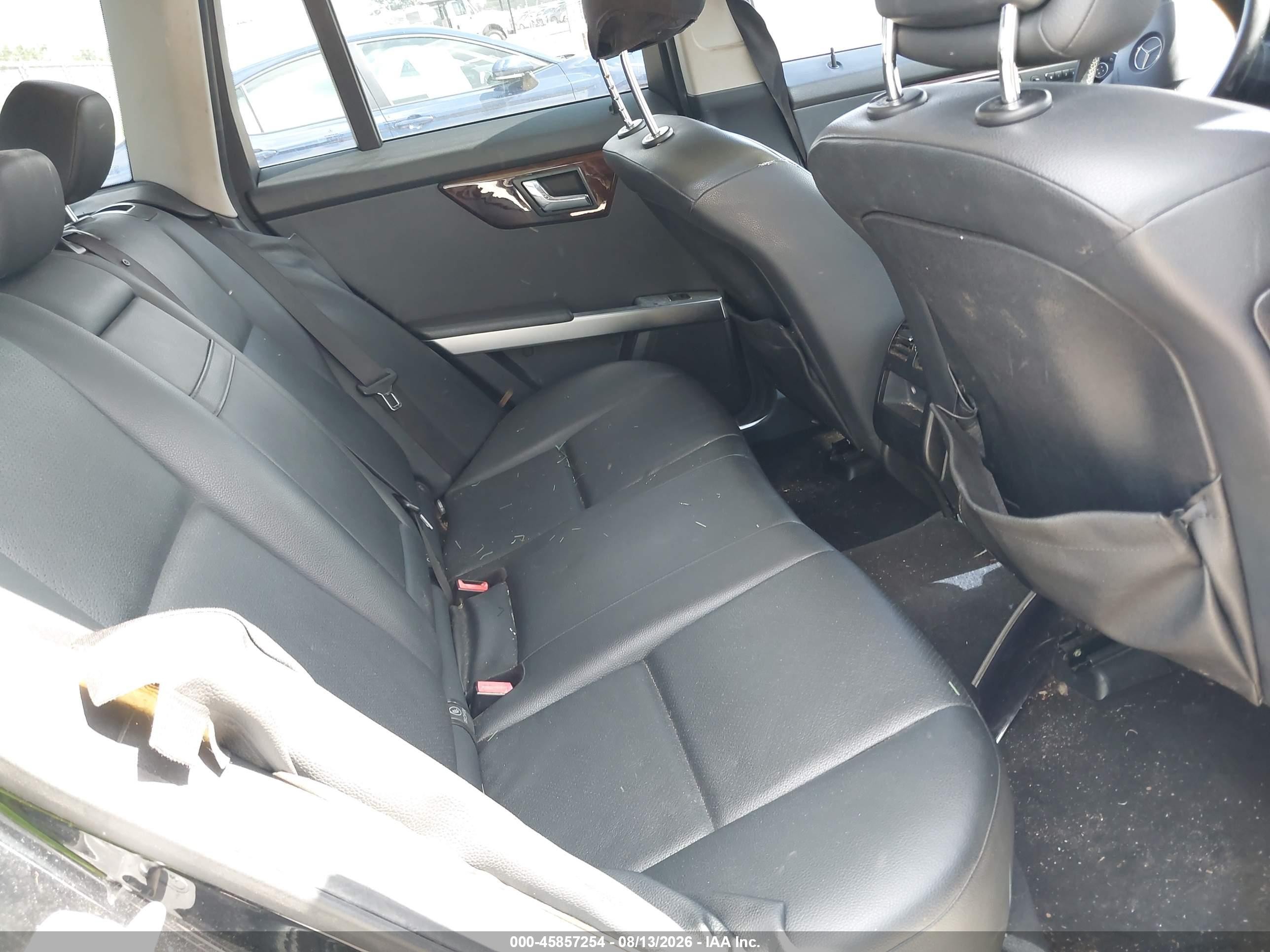 2011 Mercedes-benz Glk 350   Black vin: WDCGG5GB7BF648055