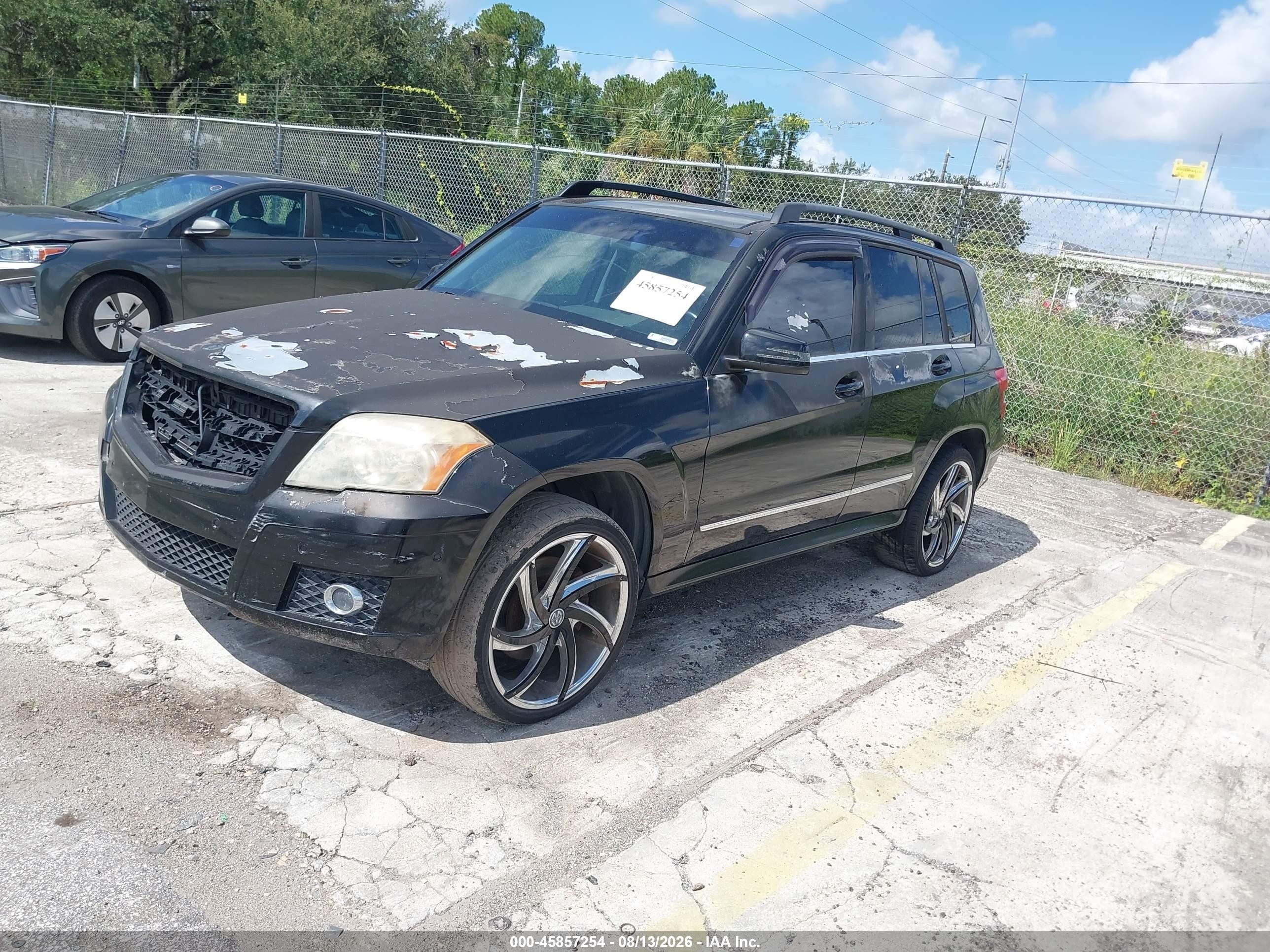 2011 Mercedes-benz Glk 350   Black vin: WDCGG5GB7BF648055
