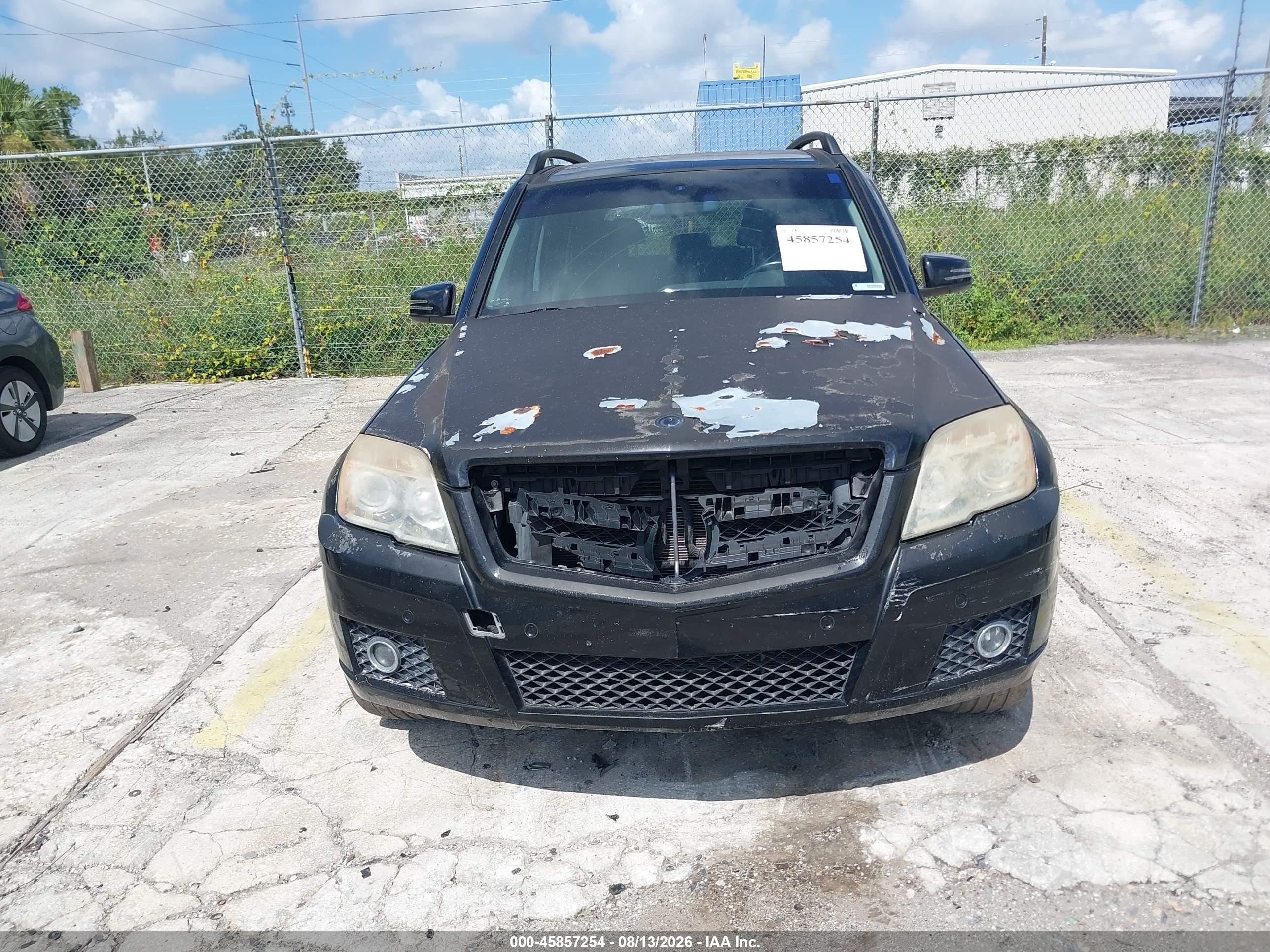 2011 Mercedes-benz Glk 350   Black vin: WDCGG5GB7BF648055
