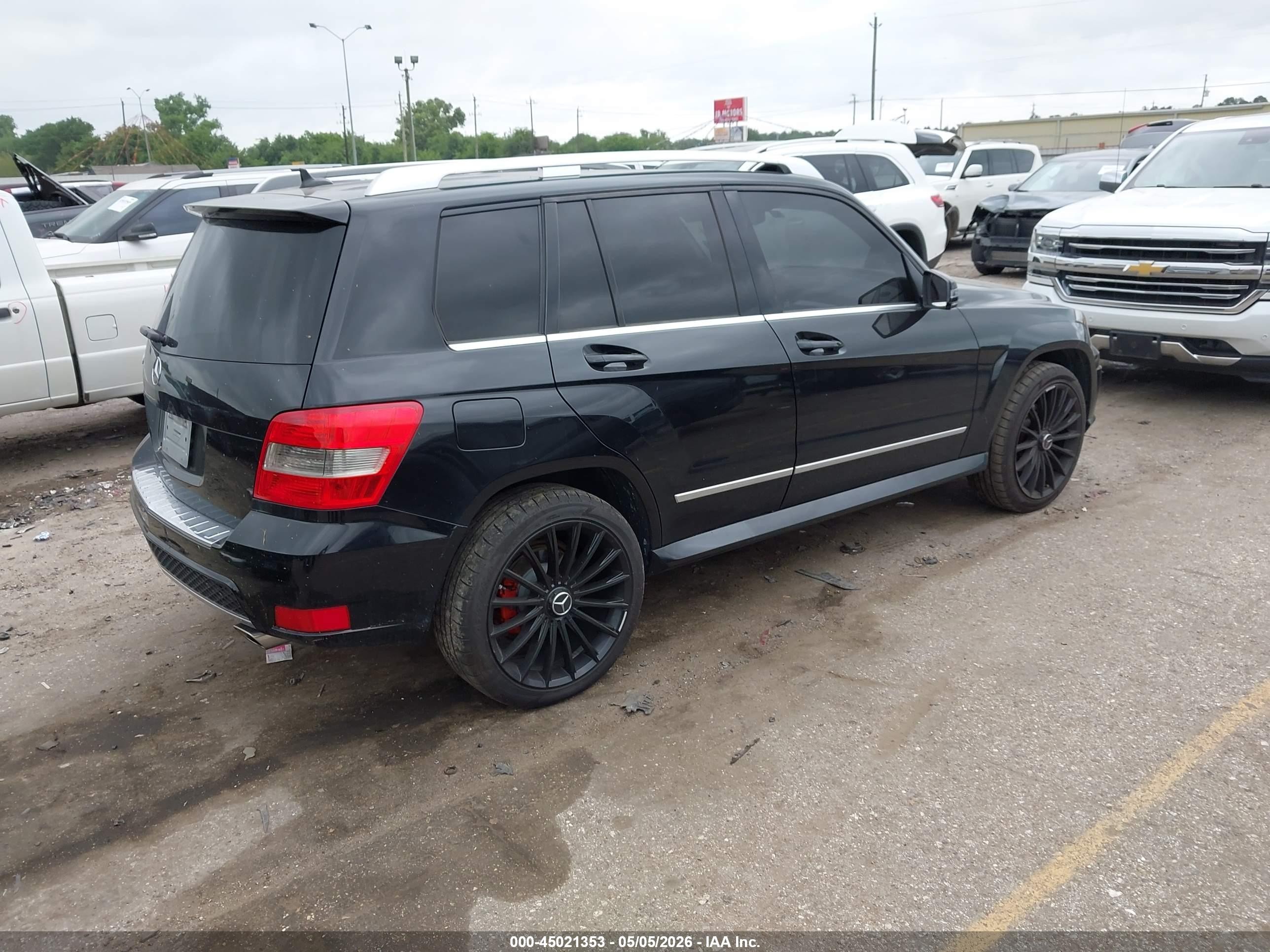 2010 Mercedes-benz Glk 350   Черный vin: WDCGG5GB8AF490372