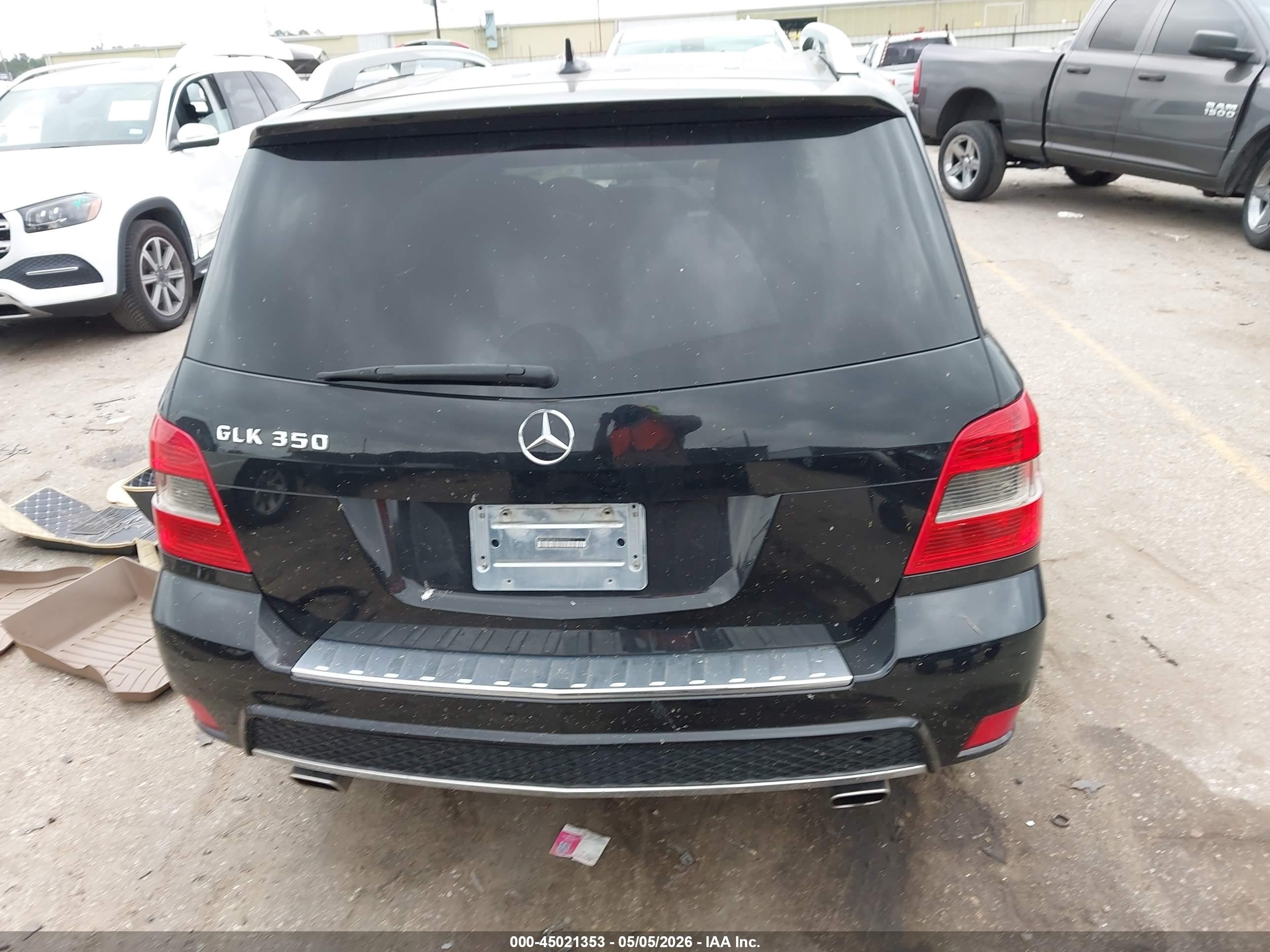 2010 Mercedes-benz Glk 350   Черный vin: WDCGG5GB8AF490372