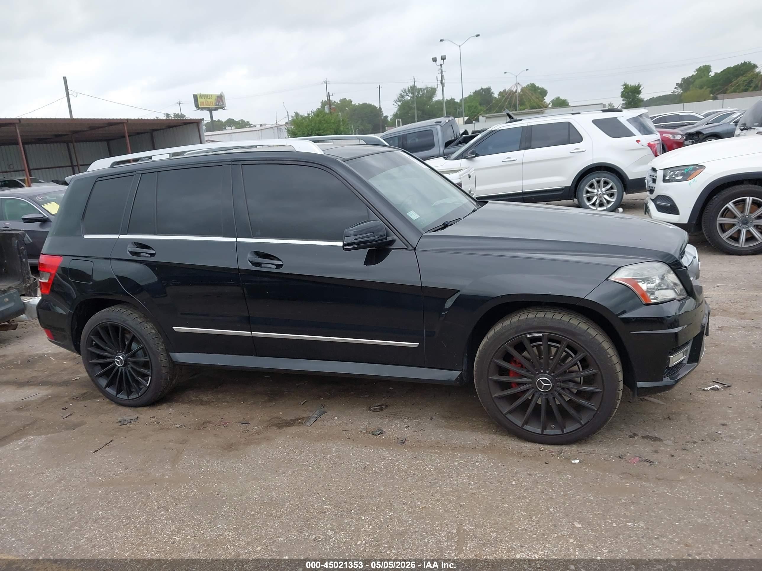 2010 Mercedes-benz Glk 350   Черный vin: WDCGG5GB8AF490372