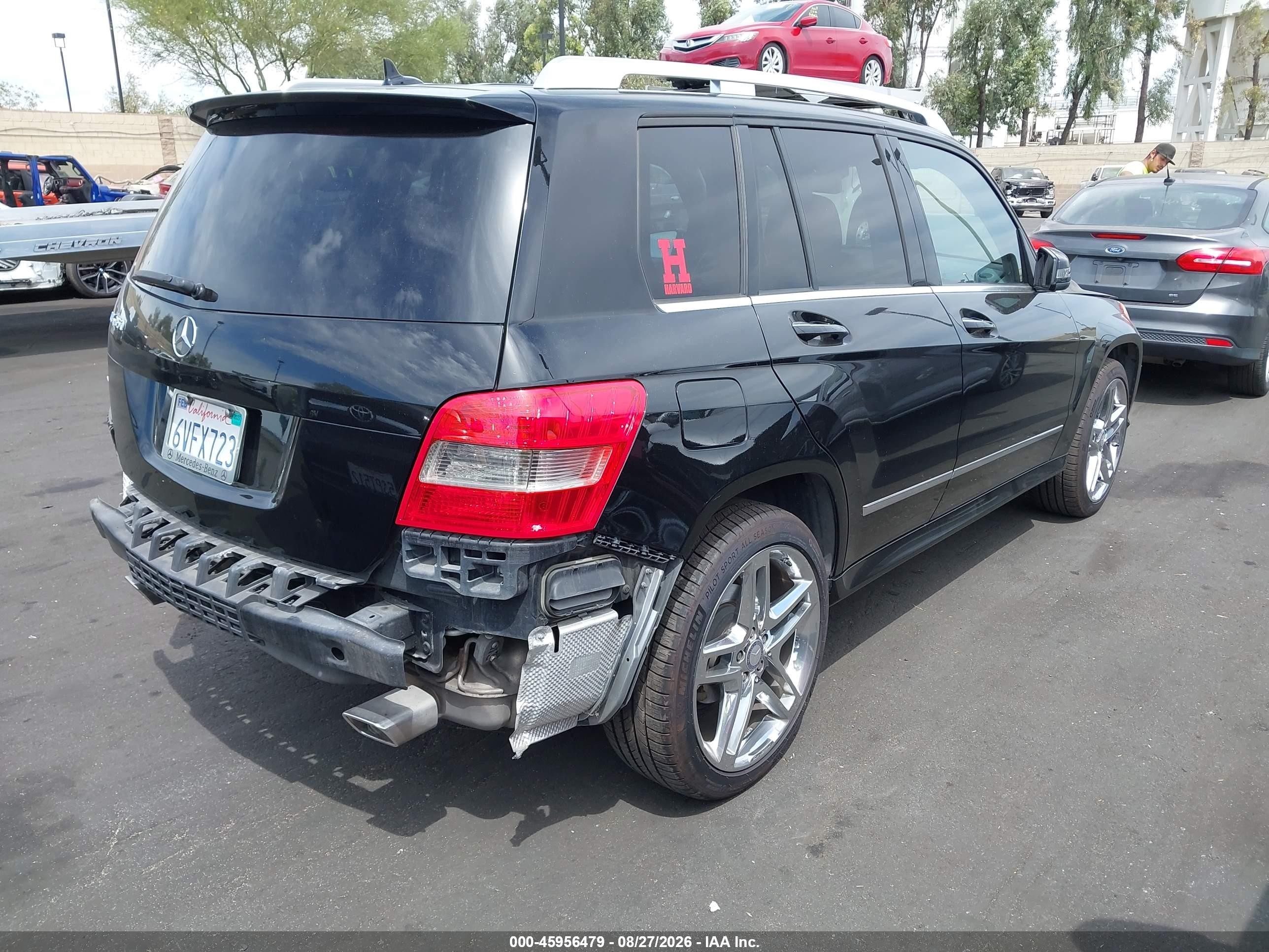 2012 Mercedes-benz Glk 350   Черный vin: WDCGG5GB8CF815413