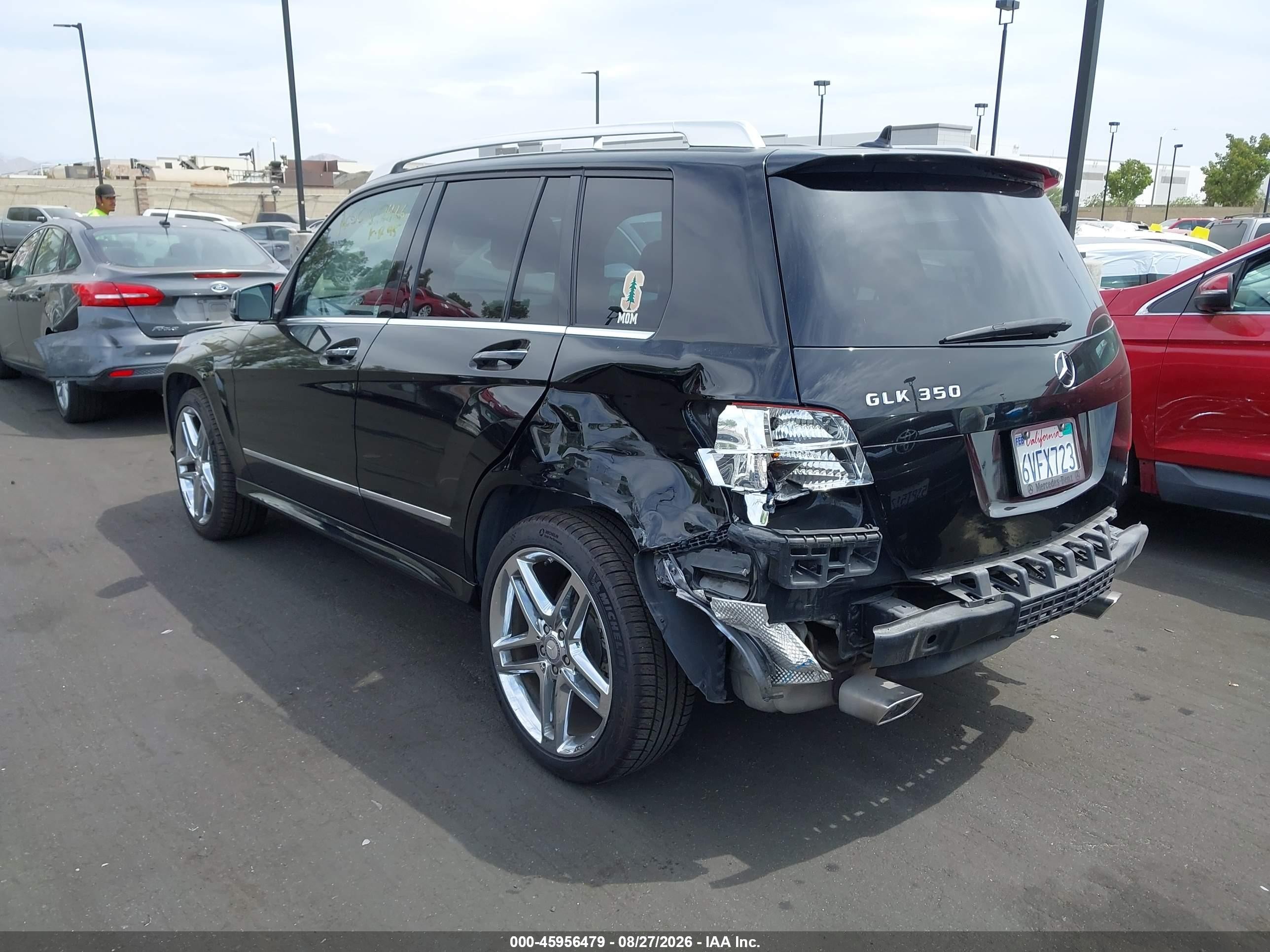 2012 Mercedes-benz Glk 350   Черный vin: WDCGG5GB8CF815413