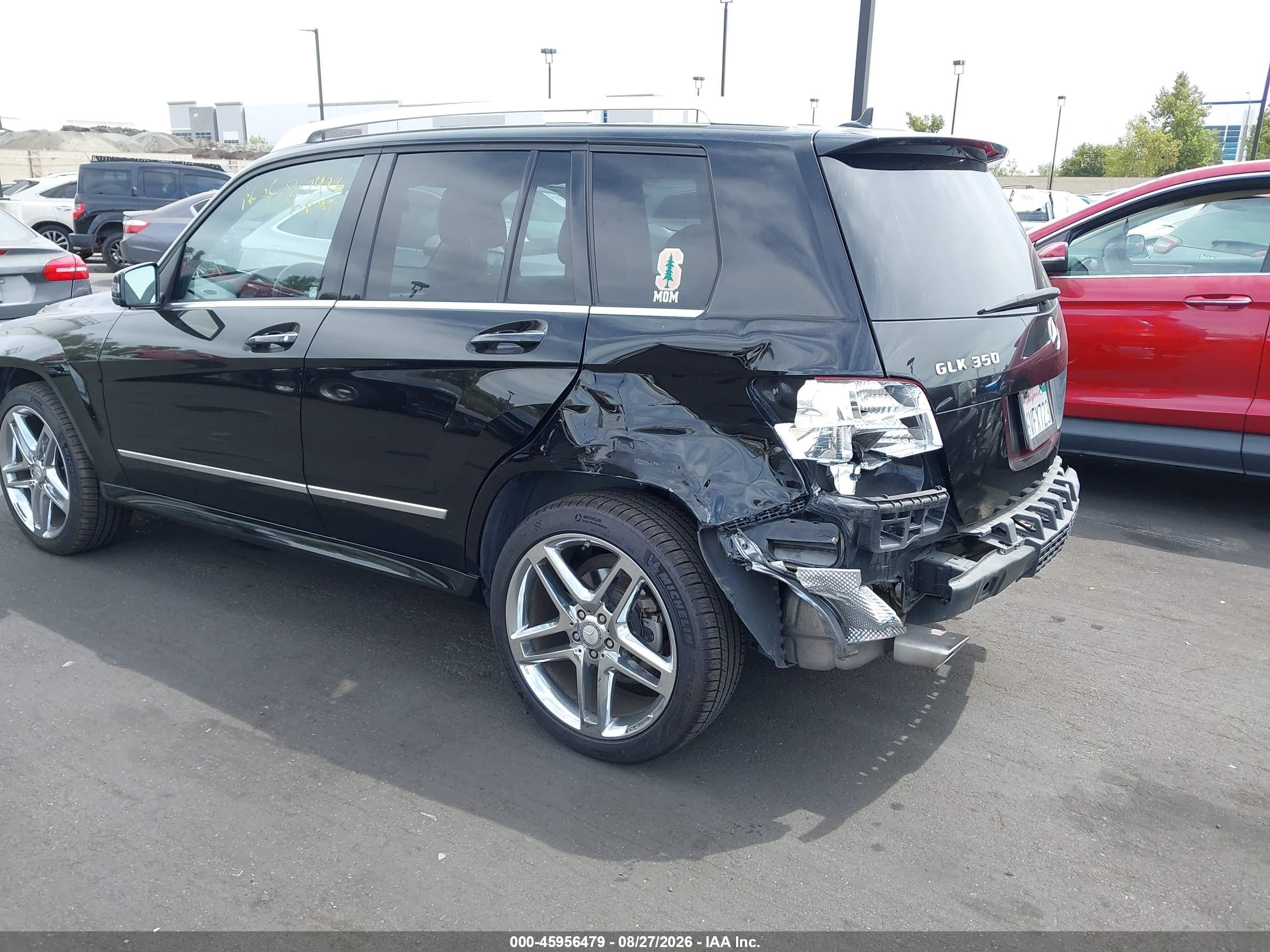 2012 Mercedes-benz Glk 350   Черный vin: WDCGG5GB8CF815413