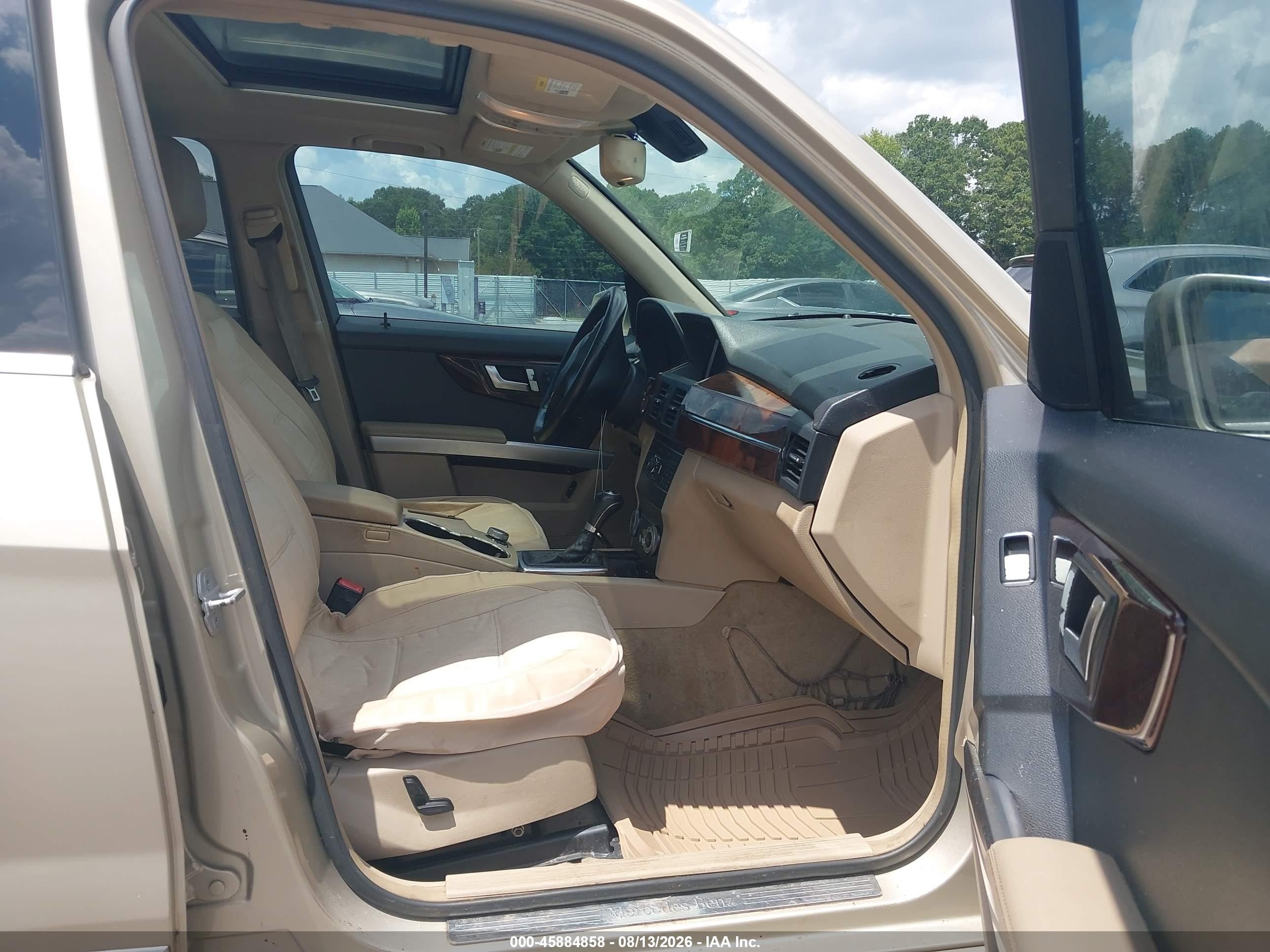 2012 Mercedes-benz Glk 350   Золотой vin: WDCGG5GB8CF848234