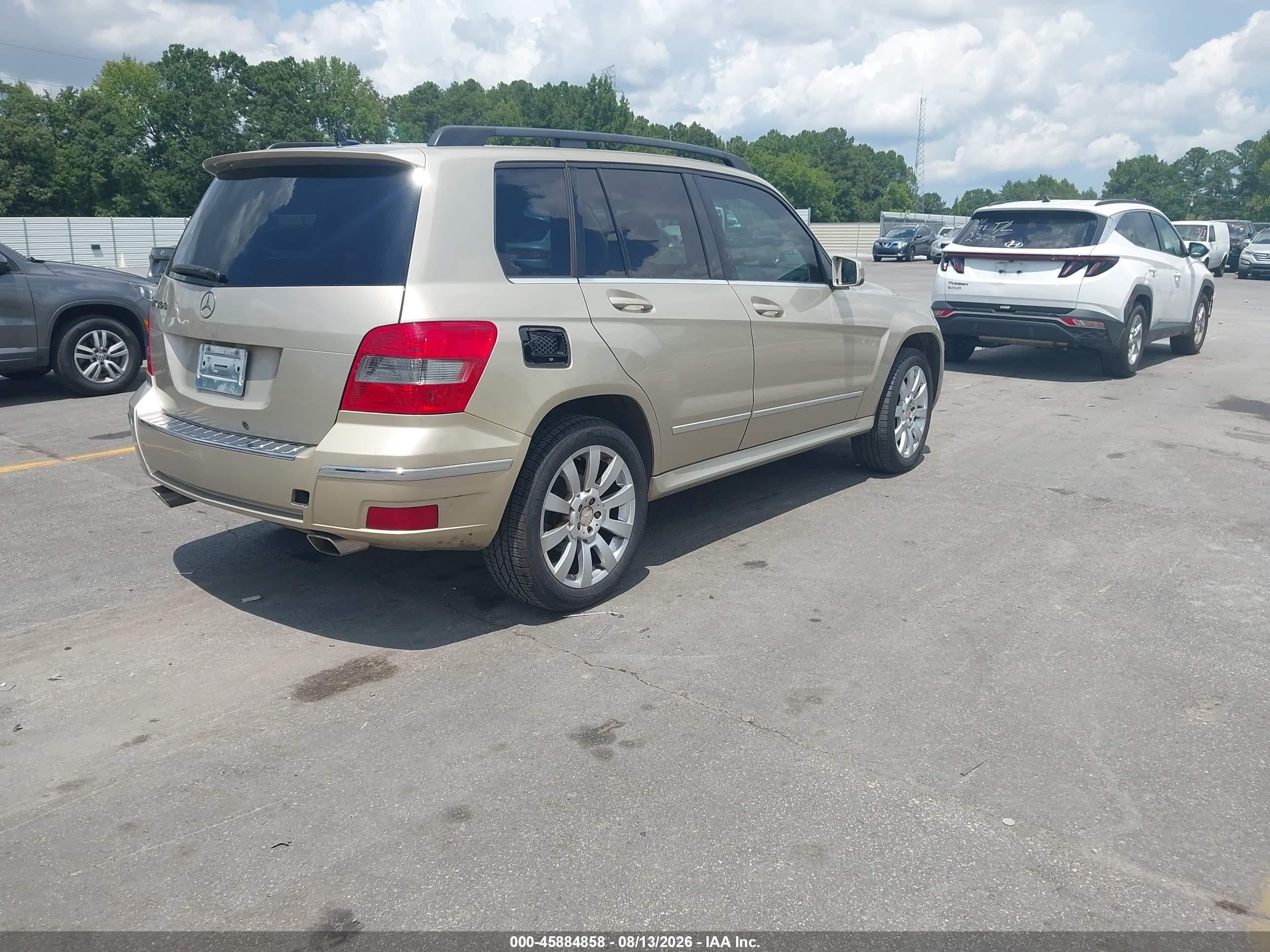 2012 Mercedes-benz Glk 350   Золотой vin: WDCGG5GB8CF848234