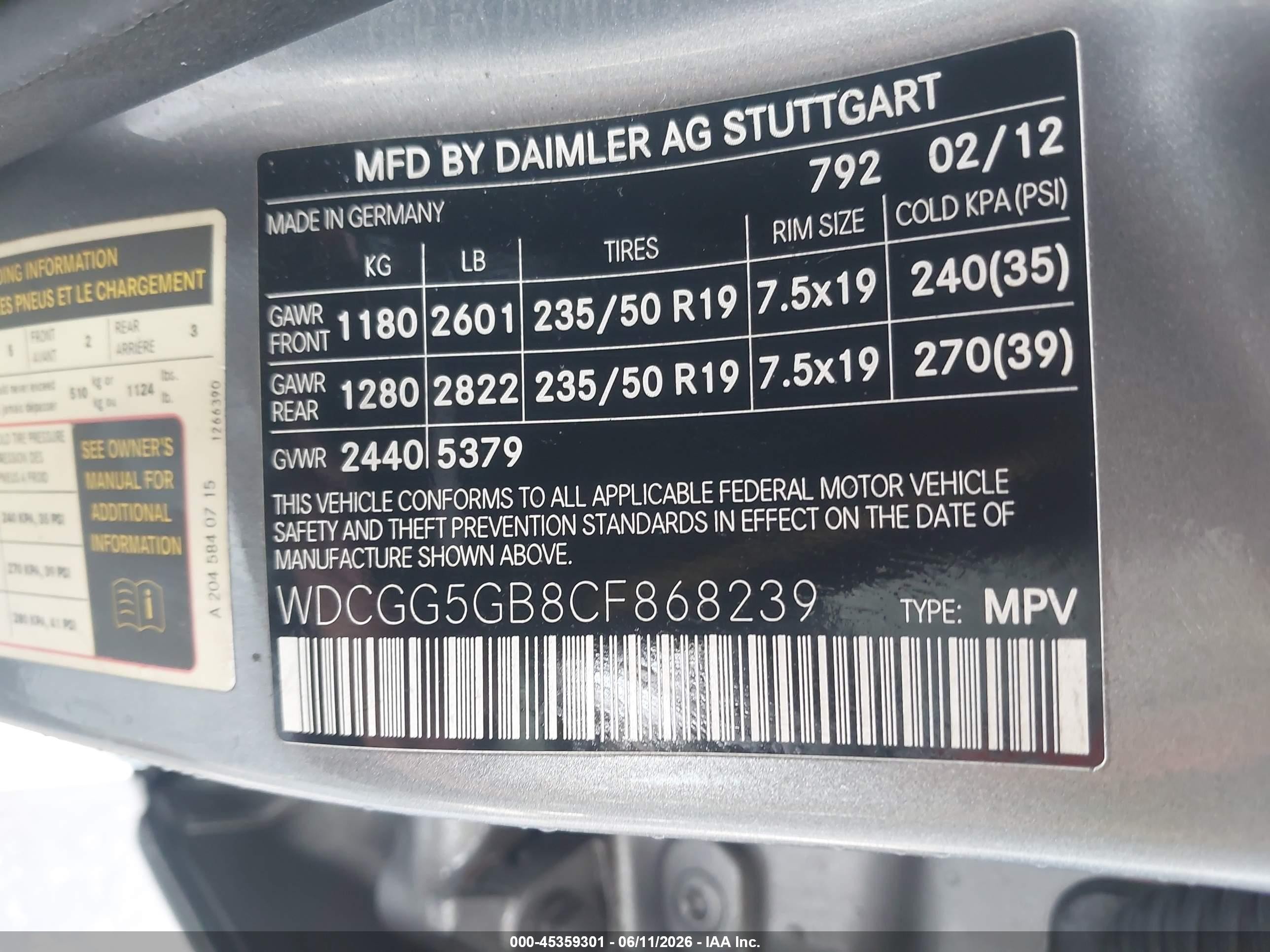 2012 Mercedes-benz Glk 350   Gray vin: WDCGG5GB8CF868239