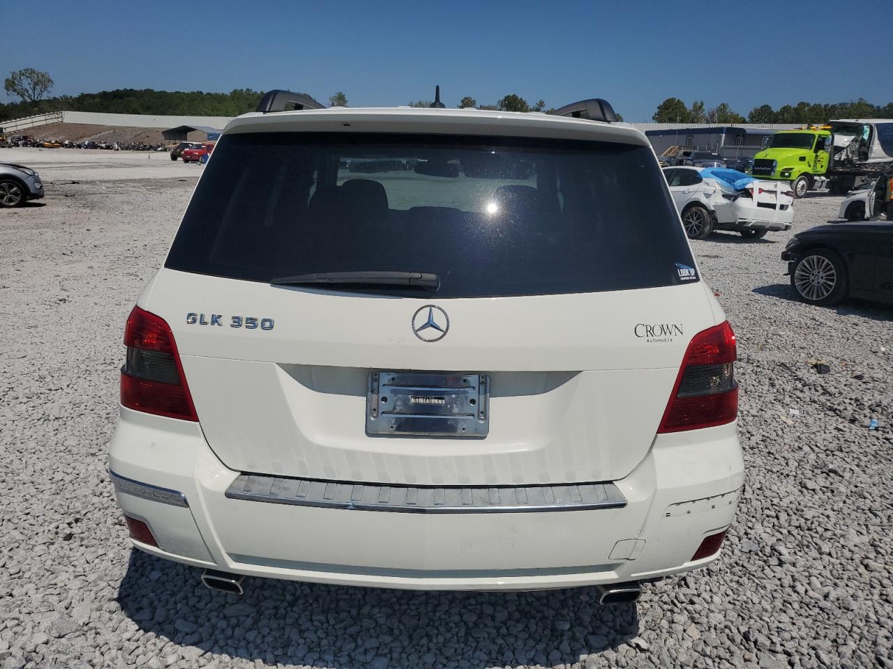 2010 Mercedes-benz Glk 350 Белый vin: WDCGG5GB9AF416409