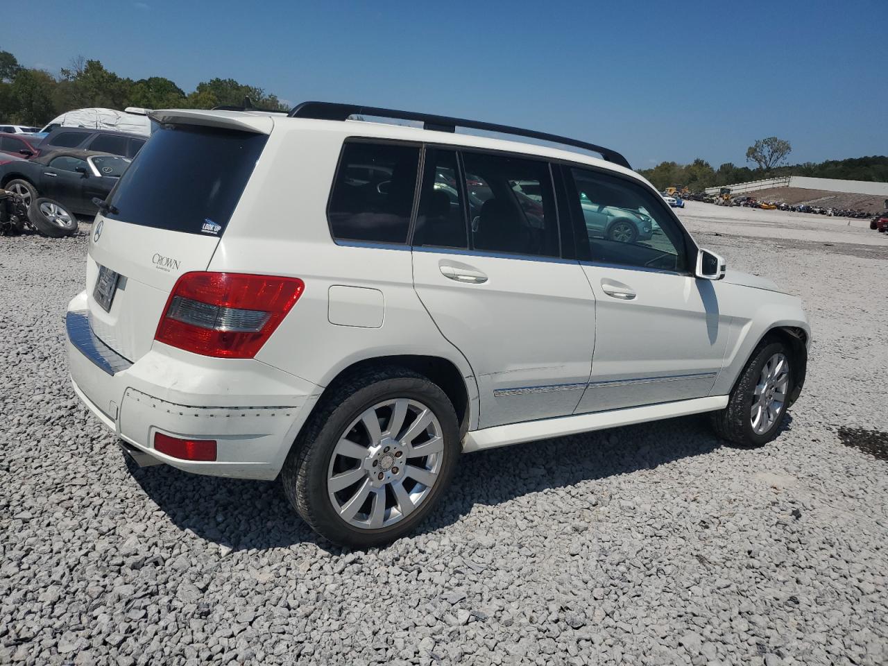 2010 Mercedes-benz Glk 350 Белый vin: WDCGG5GB9AF416409