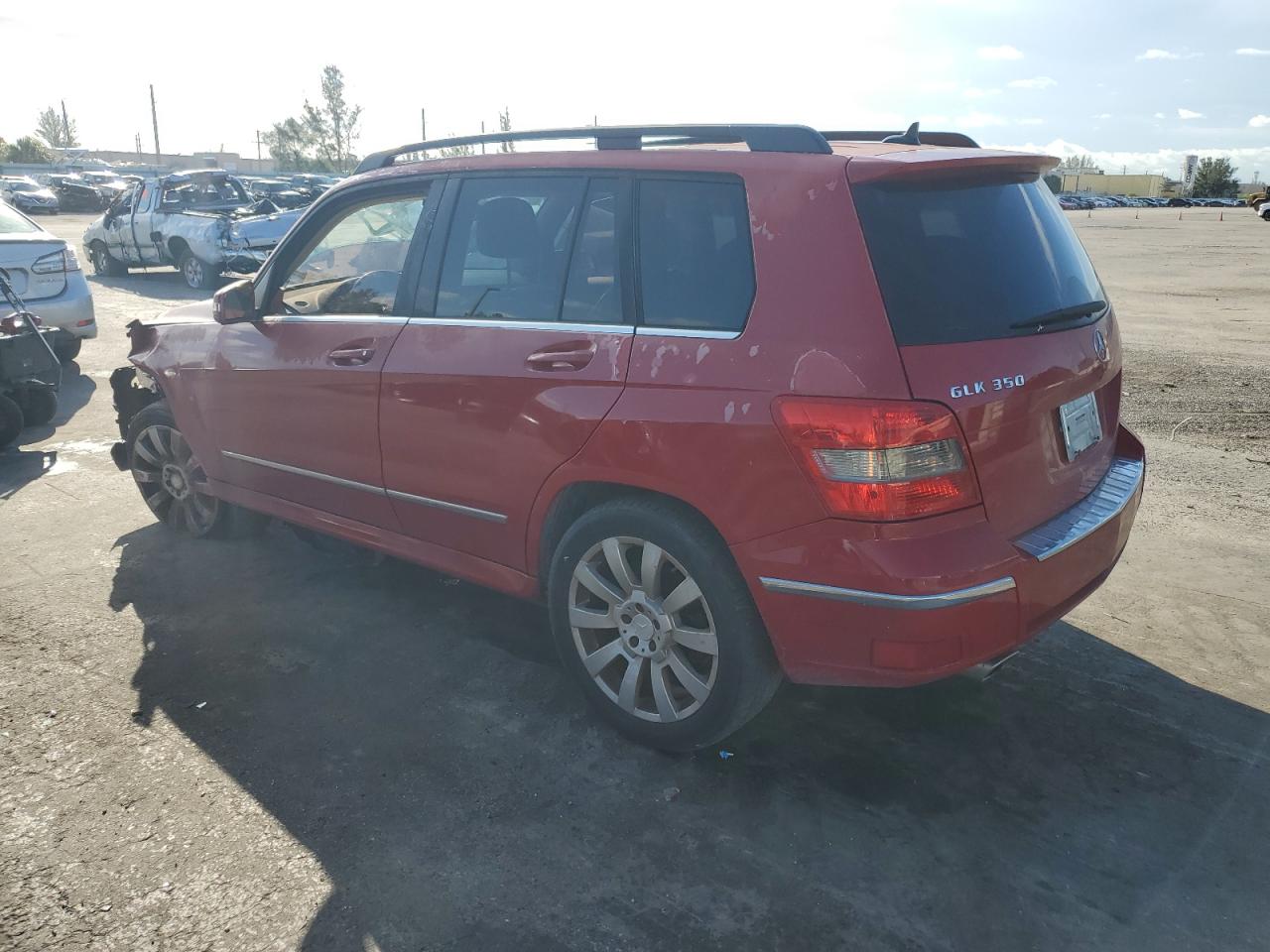 2011 Mercedes-benz Glk 350 Red vin: WDCGG5GB9BF587890