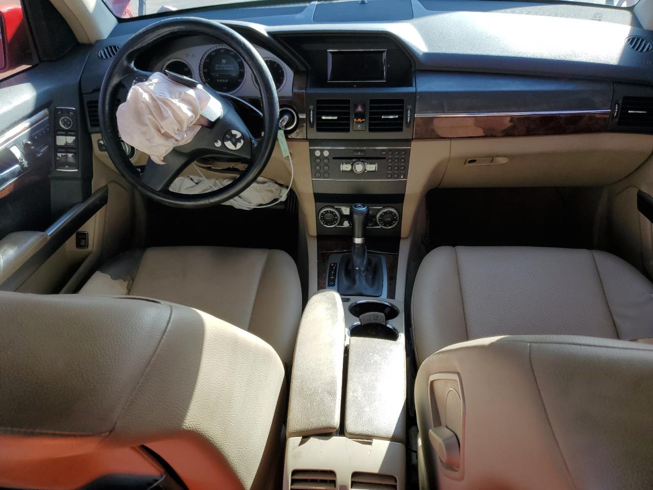 2011 Mercedes-benz Glk 350 Red vin: WDCGG5GB9BF587890