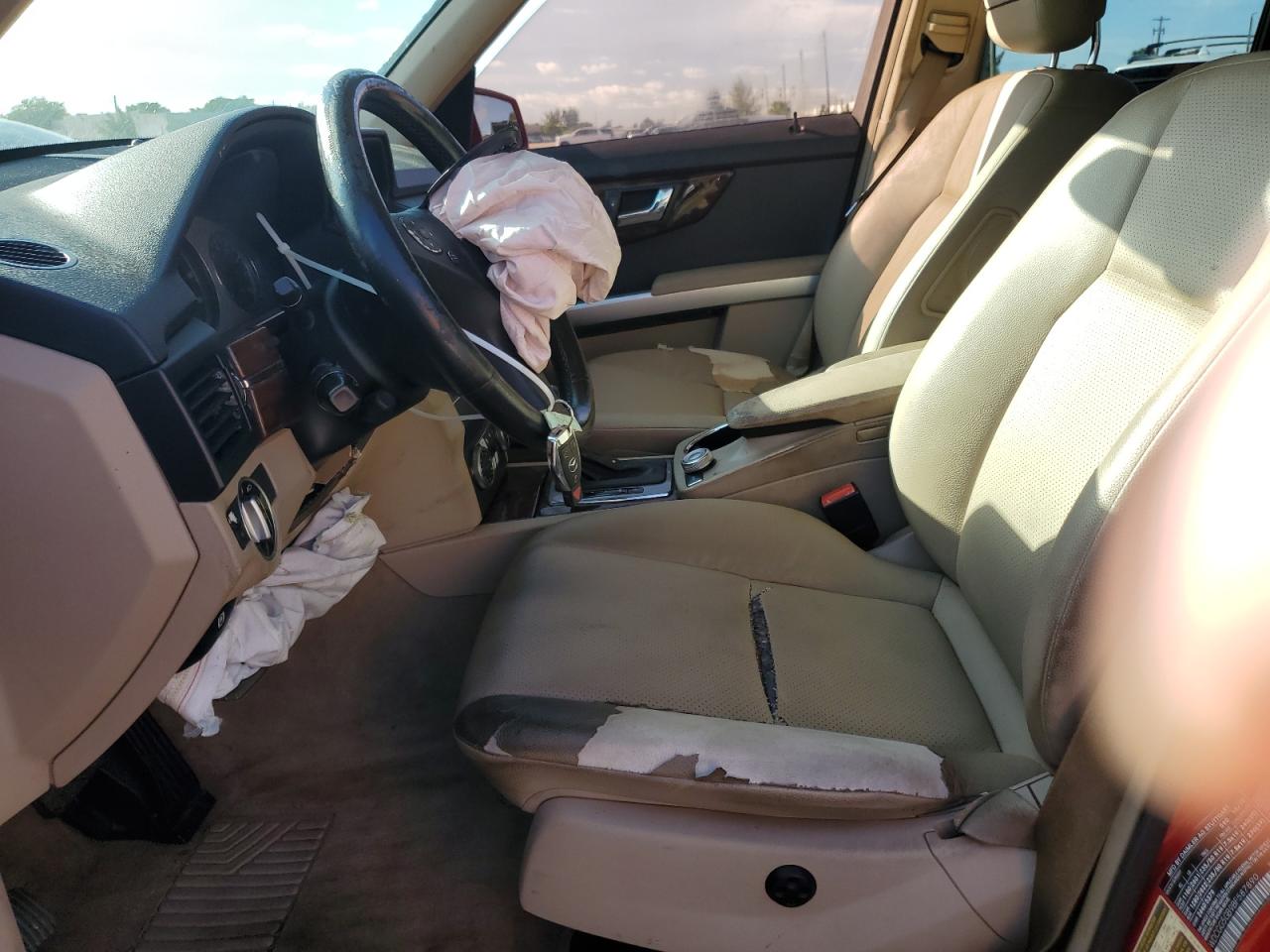 2011 Mercedes-benz Glk 350 Red vin: WDCGG5GB9BF587890