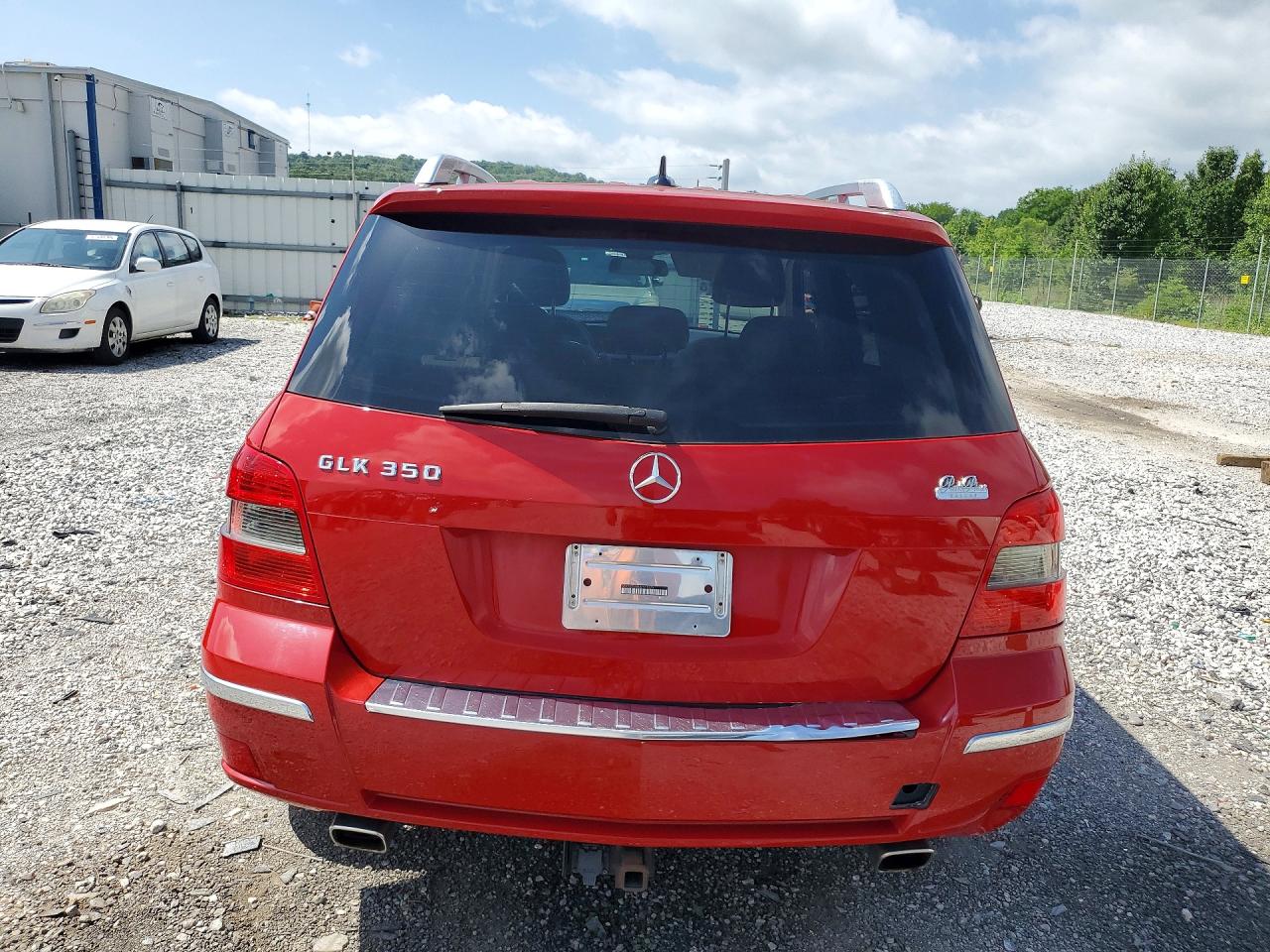 2010 Mercedes-benz Glk 350 Red vin: WDCGG5GBXAF511223