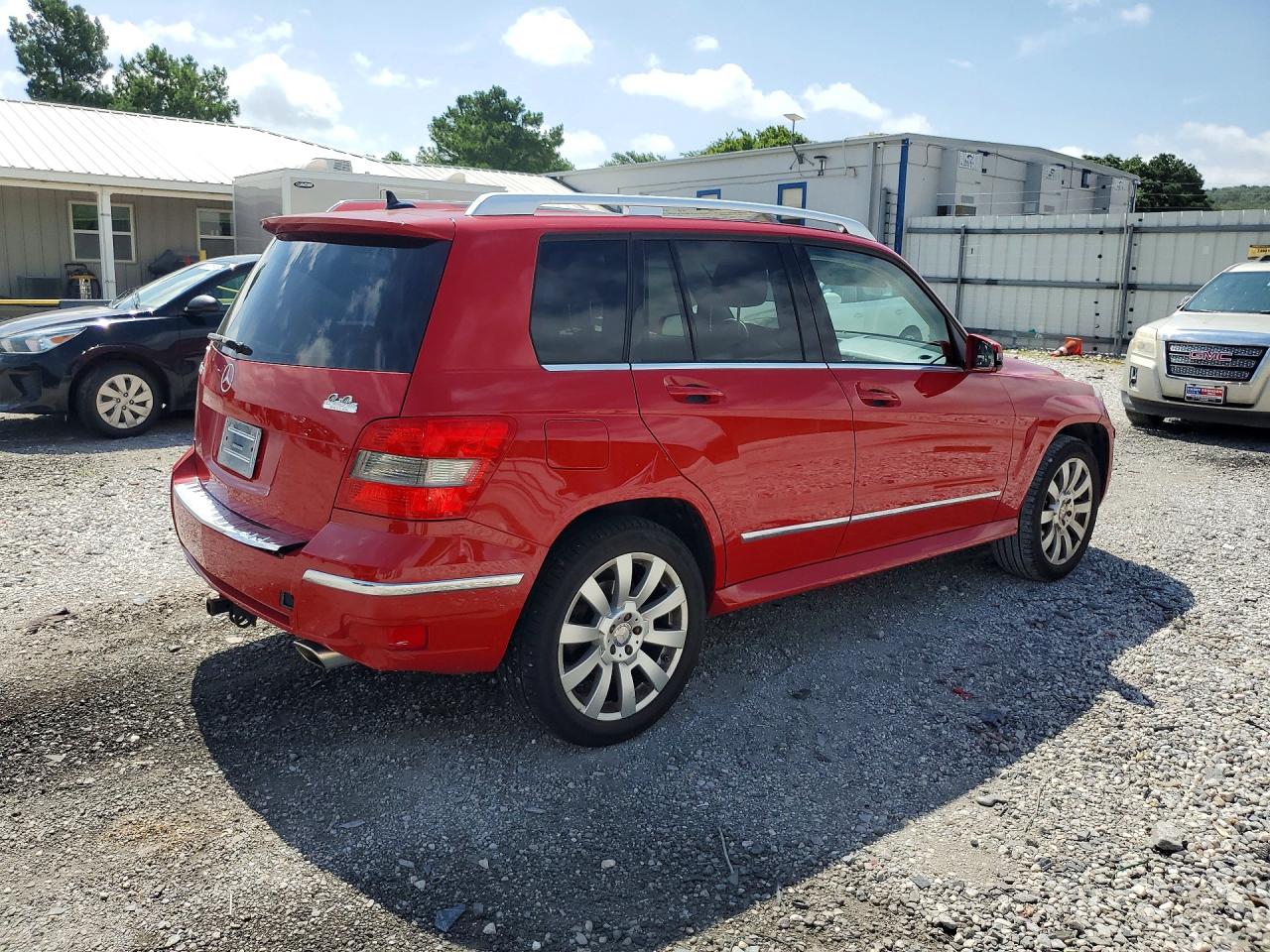 2010 Mercedes-benz Glk 350 Red vin: WDCGG5GBXAF511223