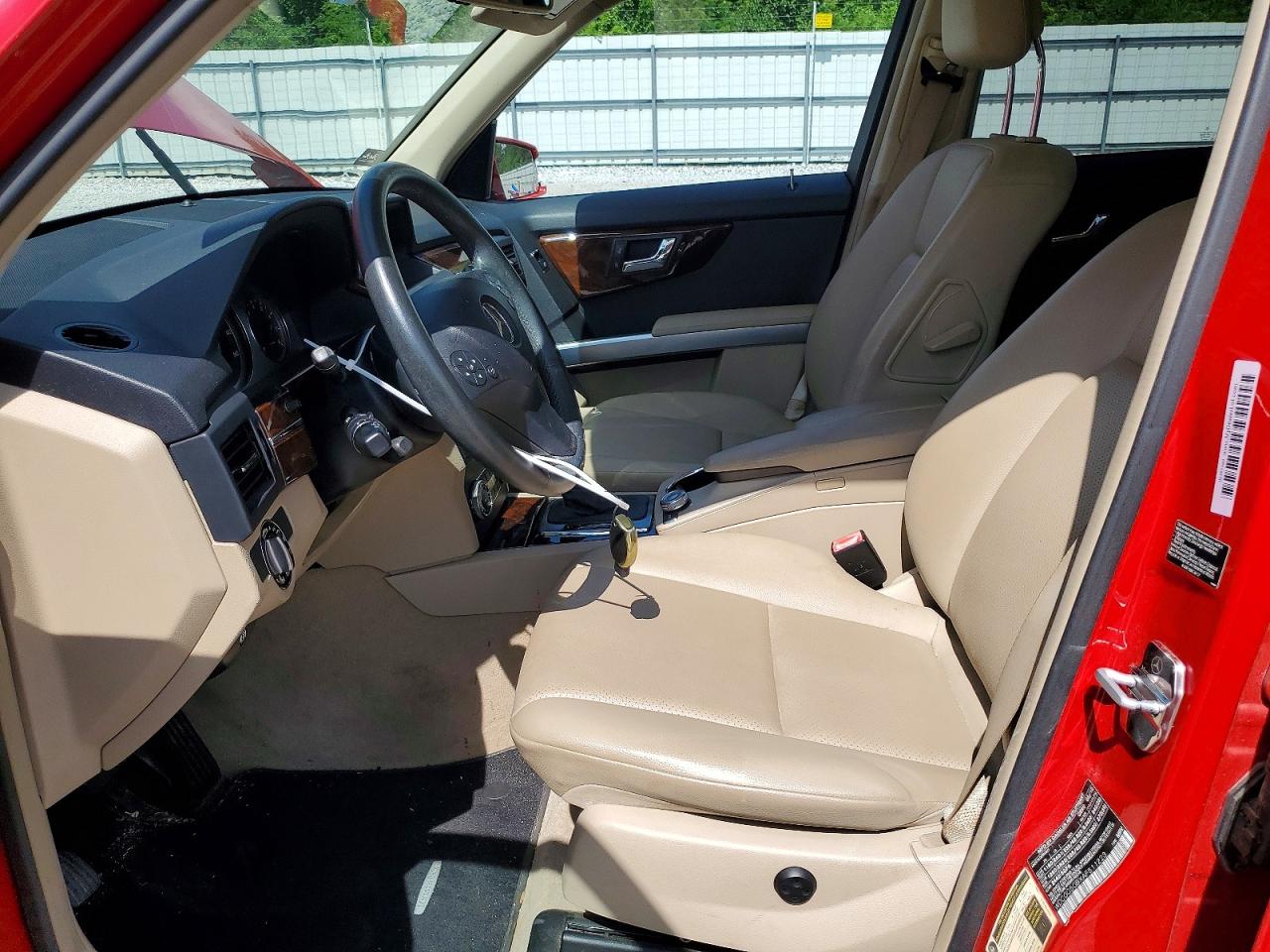 2010 Mercedes-benz Glk 350 Red vin: WDCGG5GBXAF511223