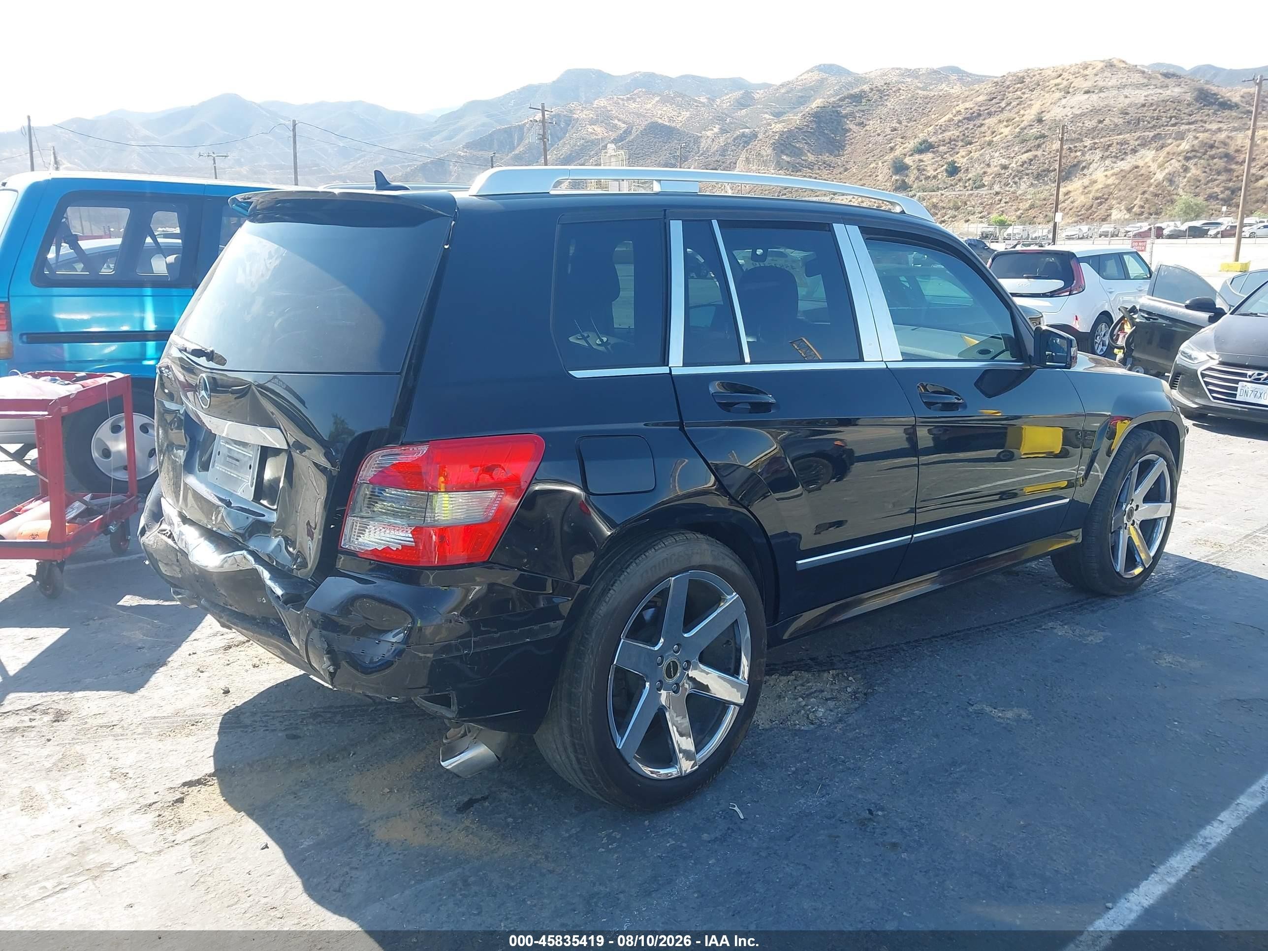 2011 Mercedes-benz Glk 350 Black vin: WDCGG5GBXBF651161