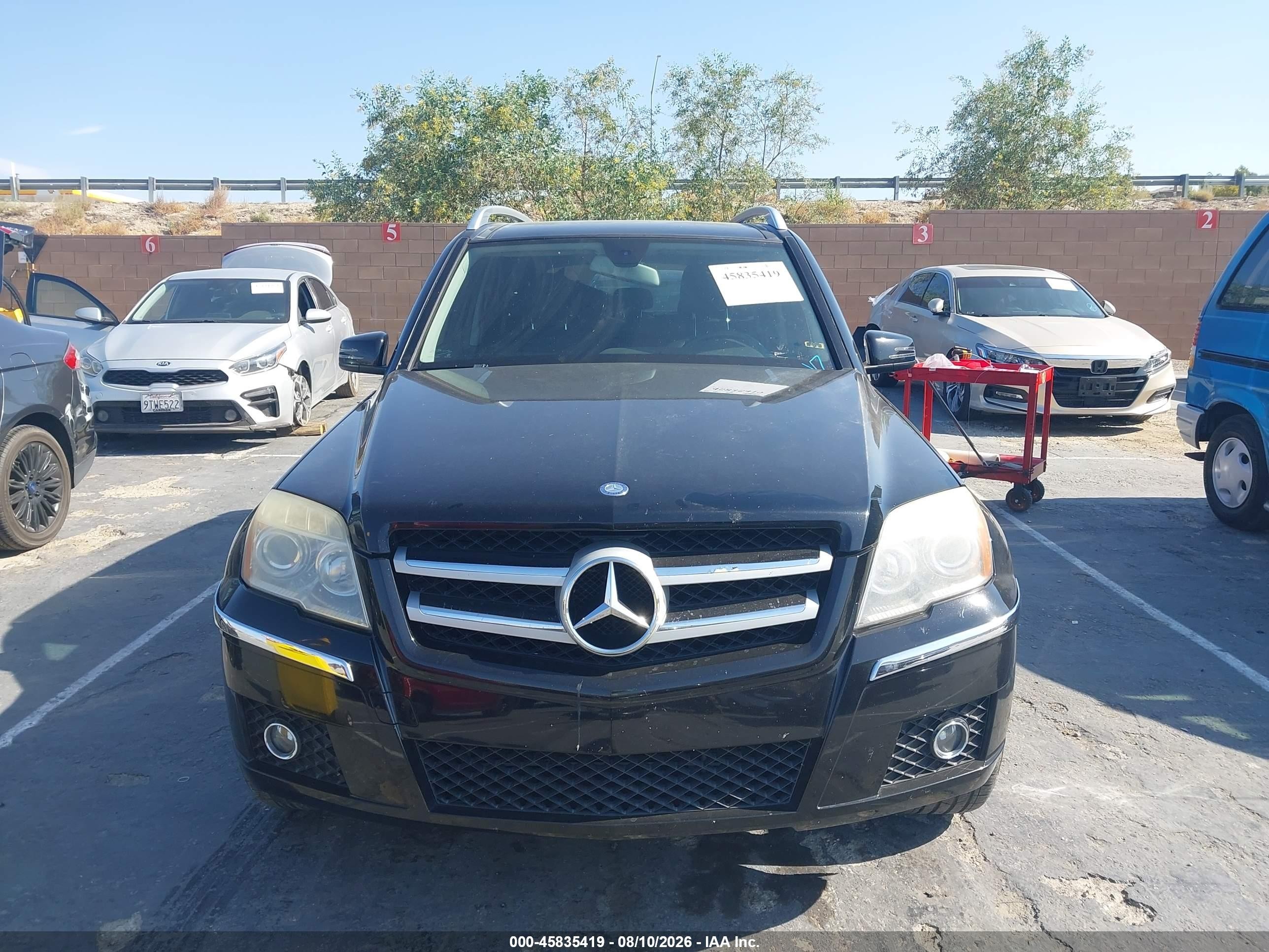 2011 Mercedes-benz Glk 350 Black vin: WDCGG5GBXBF651161