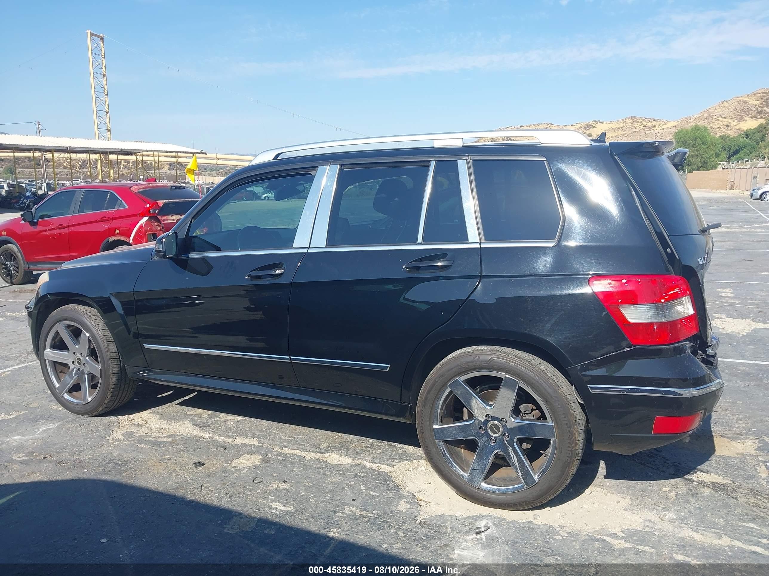 2011 Mercedes-benz Glk 350 Black vin: WDCGG5GBXBF651161