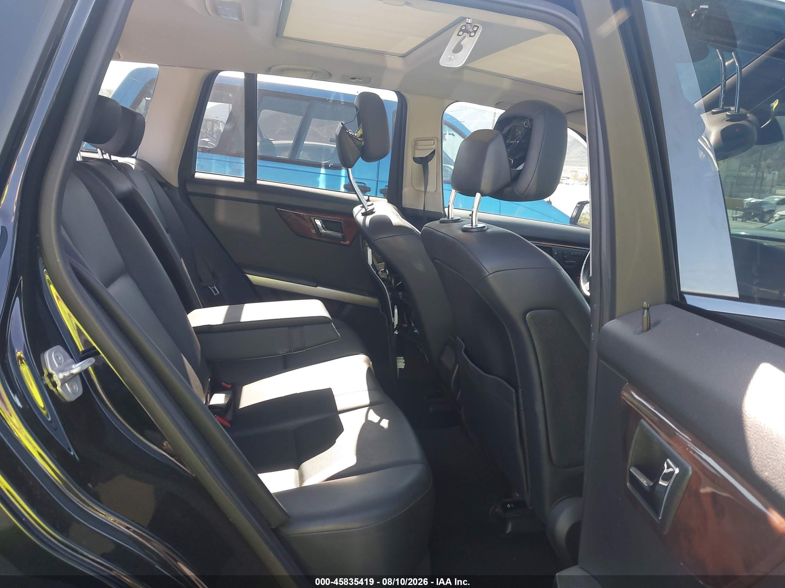 2011 Mercedes-benz Glk 350 Black vin: WDCGG5GBXBF651161