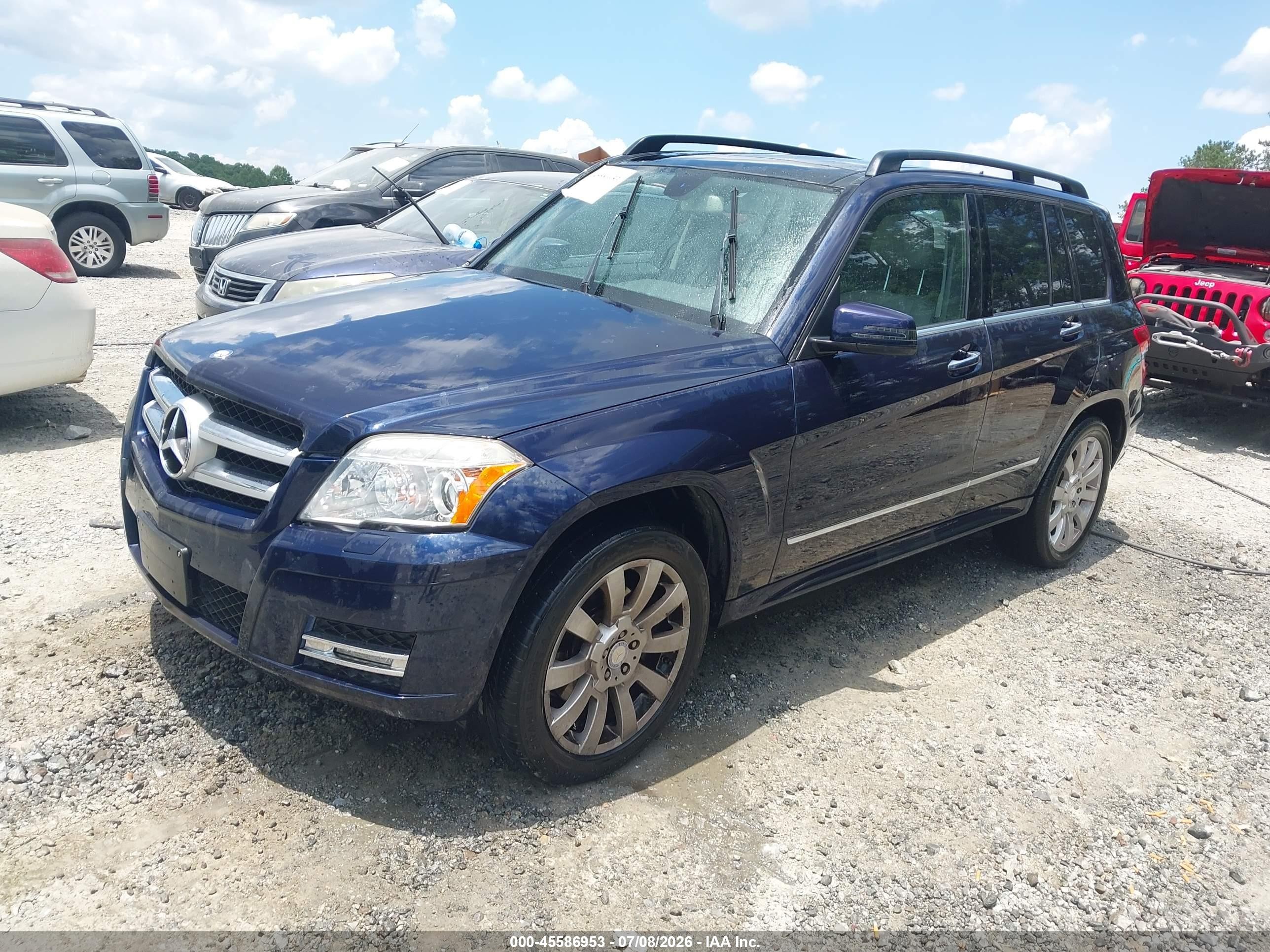 2012 Mercedes-benz Glk 350 Blue vin: WDCGG5GBXCF764013